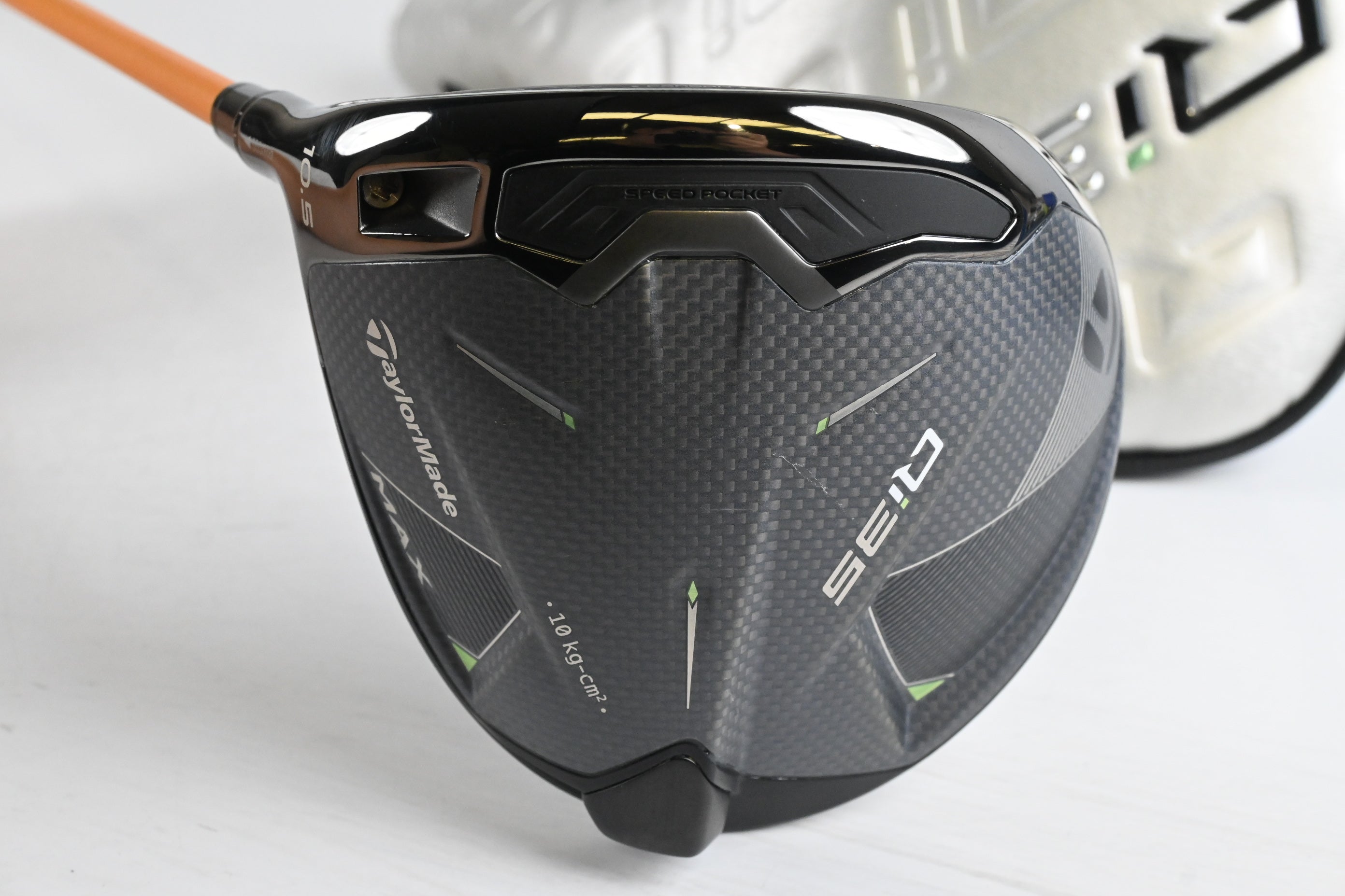 Left Hand Taylormade Qi35 Max Driver / 10.5 Degree / Stiff Flex UST Mamiya