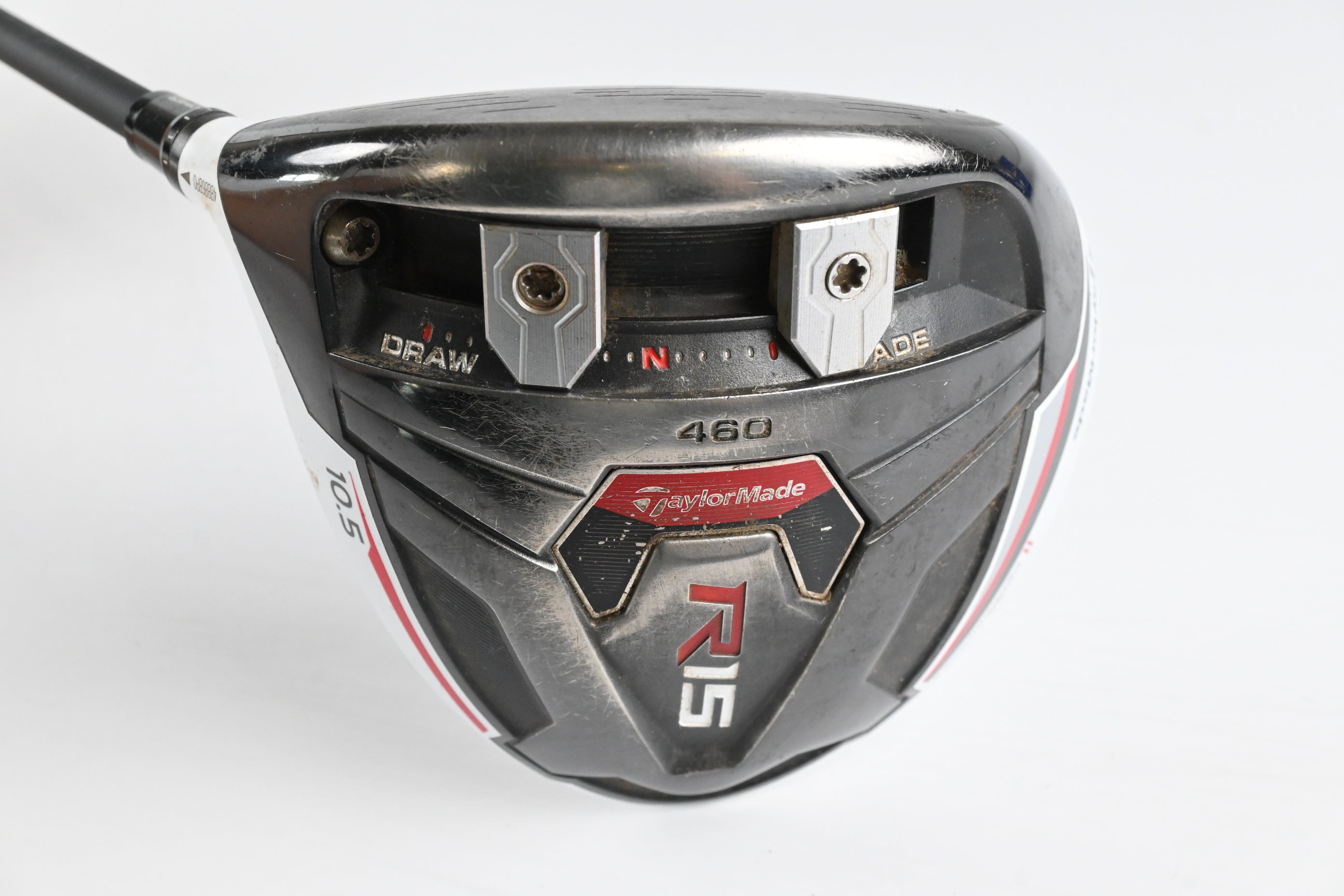 Left Hand Taylormade R15 Driver / 10.5 Degree / Regular Flex REAX Blue 60 Shaft