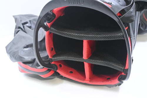 Lynx Stand Bag / 5-Way Divider / Black, Red