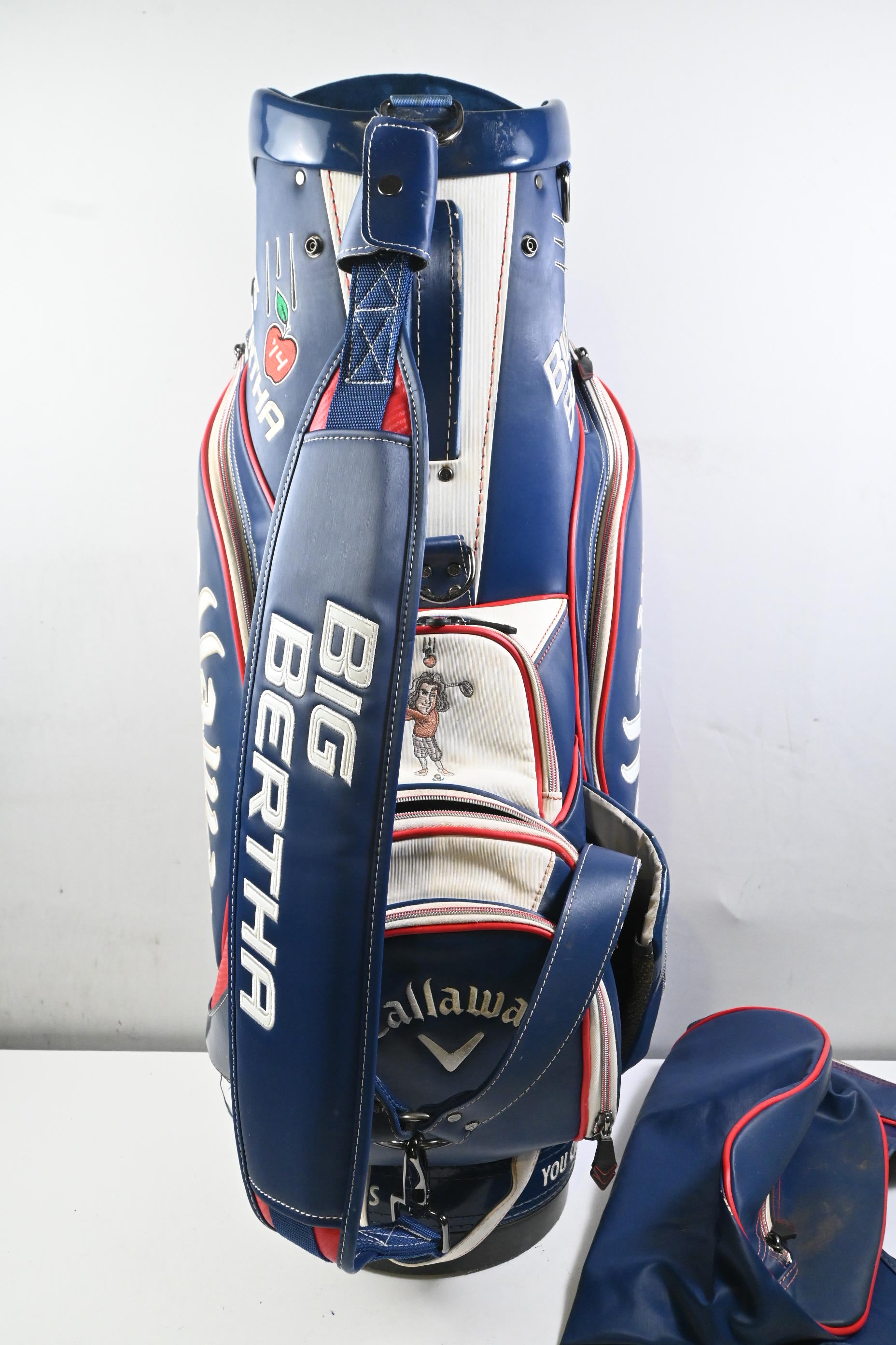 Callaway Big Bertha Tour Bag / 6-Way Divider / Blue, White & Red