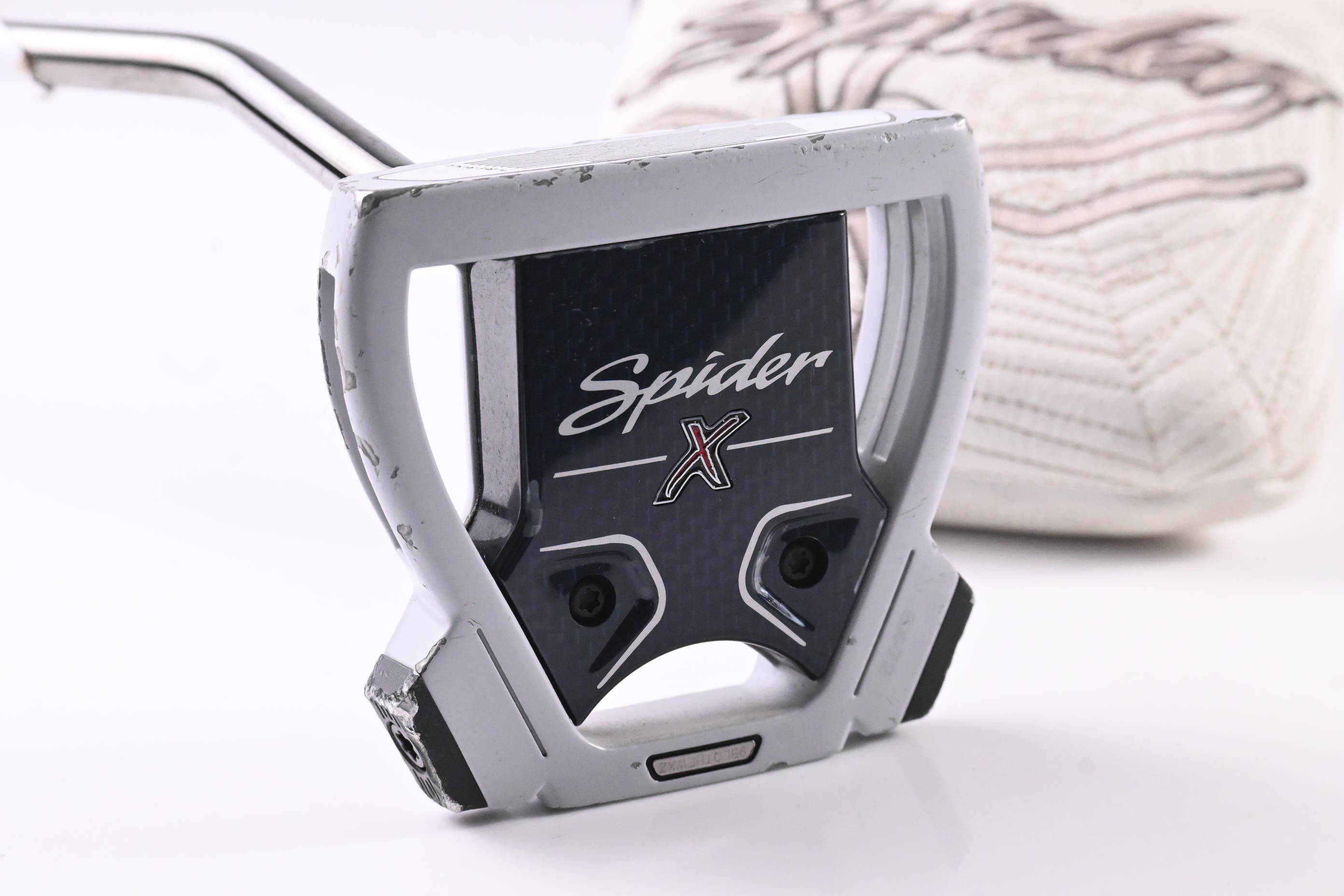 Left Hand Taylormade Spider X White Single Bend Putter / 34 Inch