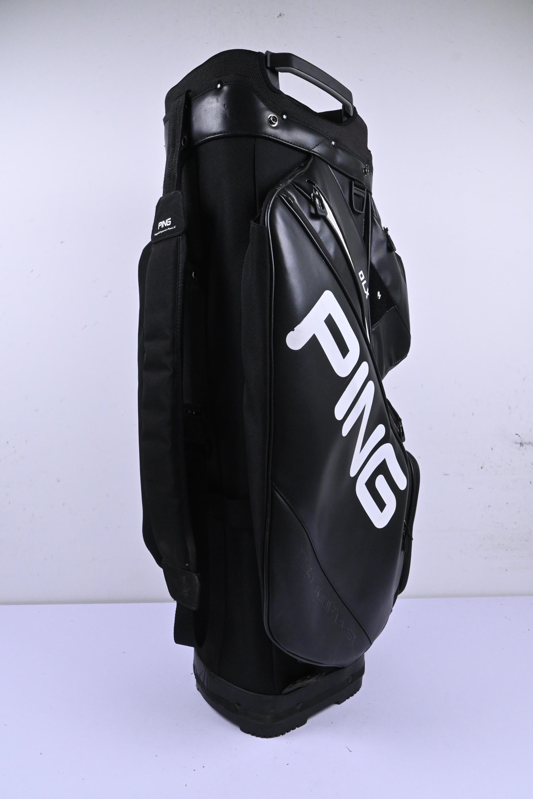 Ping DLX Cart Bag / 15-Way Divider / Black & White