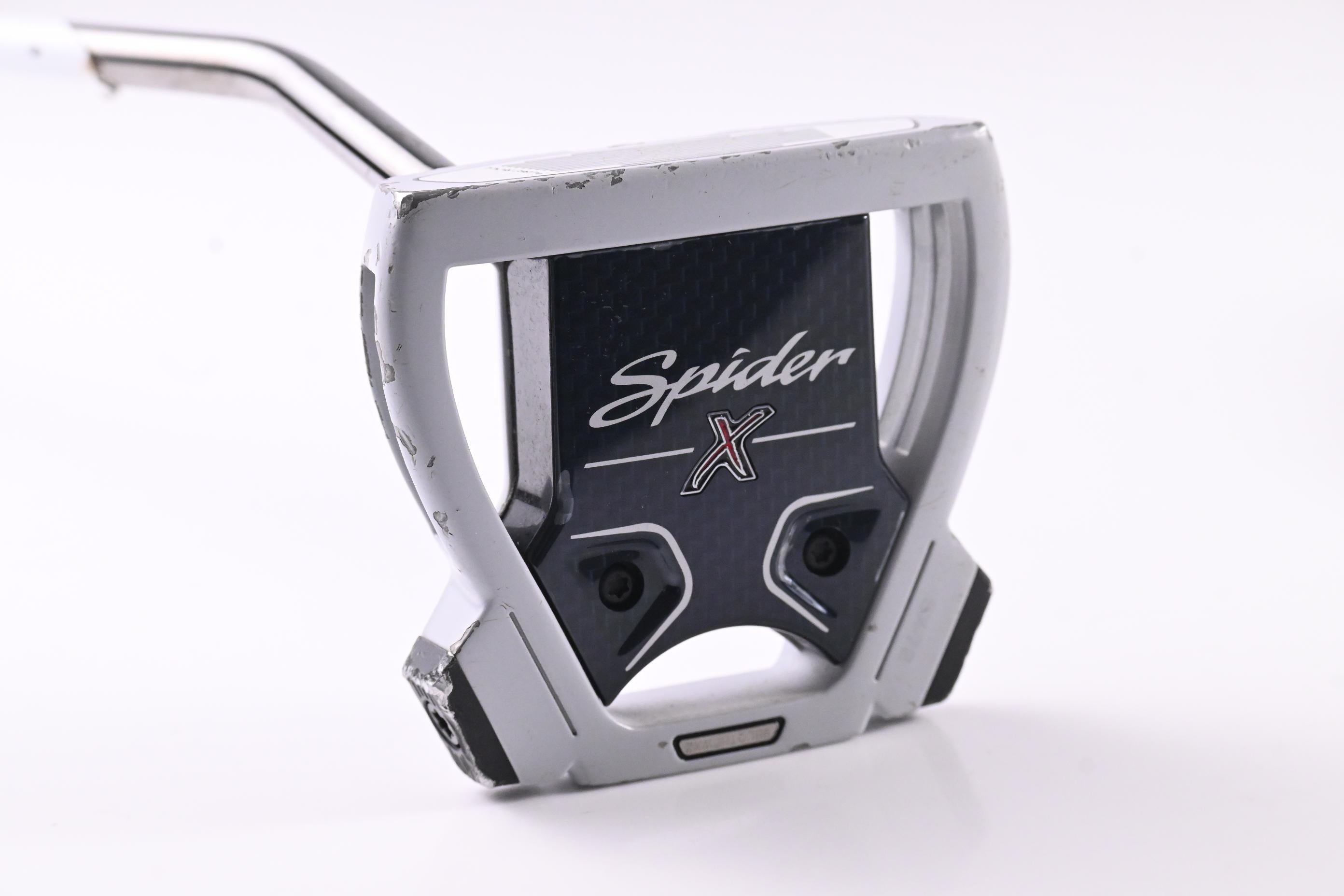 Left Hand Taylormade Spider X White Single Bend Putter / 34 Inch