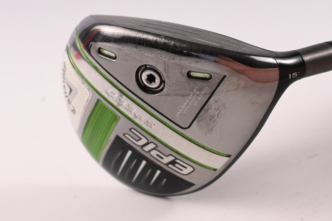 Callaway Epic Speed #3 Wood / 15 Degree / Stiff Flex HZRDUS iM10 Smoke 60 Shaft