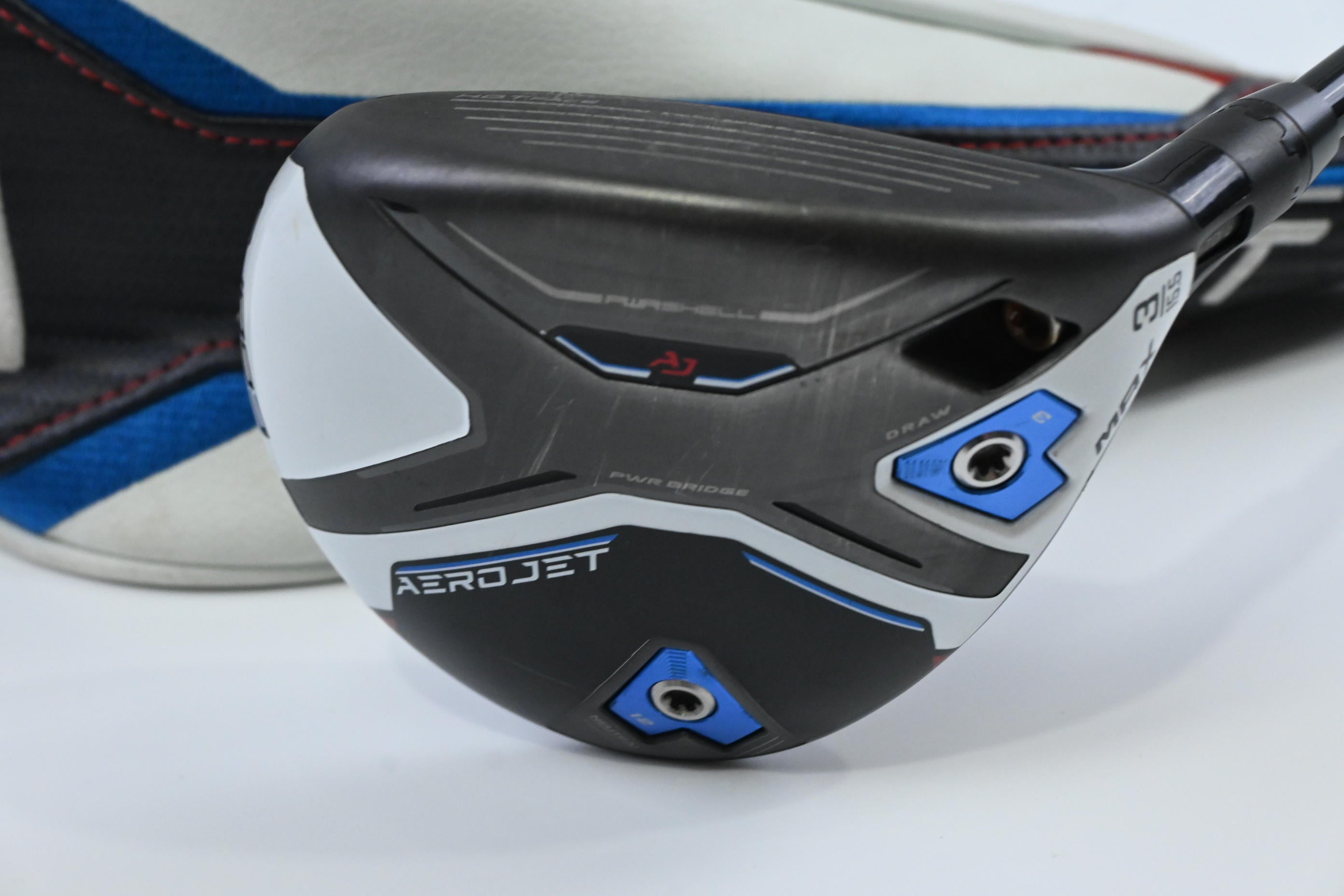 Cobra Aerojet Max #3 Wood / 15.5 Degree / Stiff Flex Fujikura Atmos Blue 7 Shaft