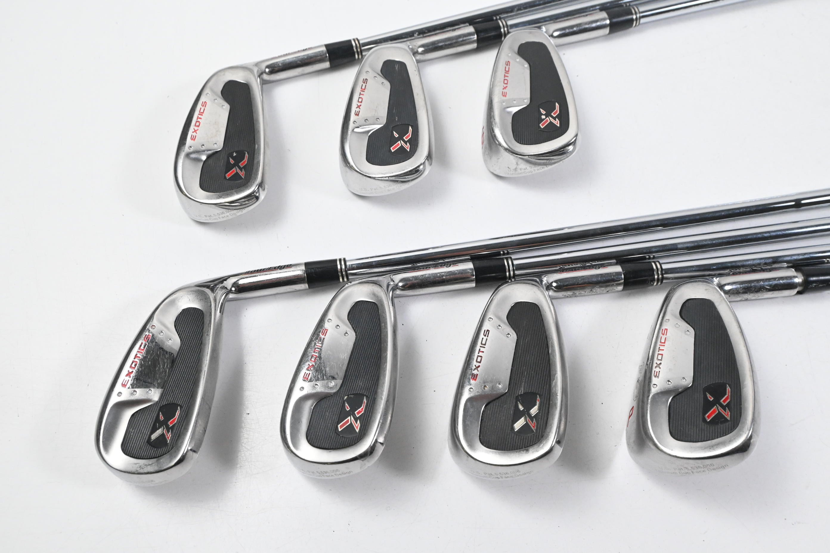 Tour Edge Exotics Irons / 4-PW / Regular Flex N.S.Pro 950GH Exotics Shafts