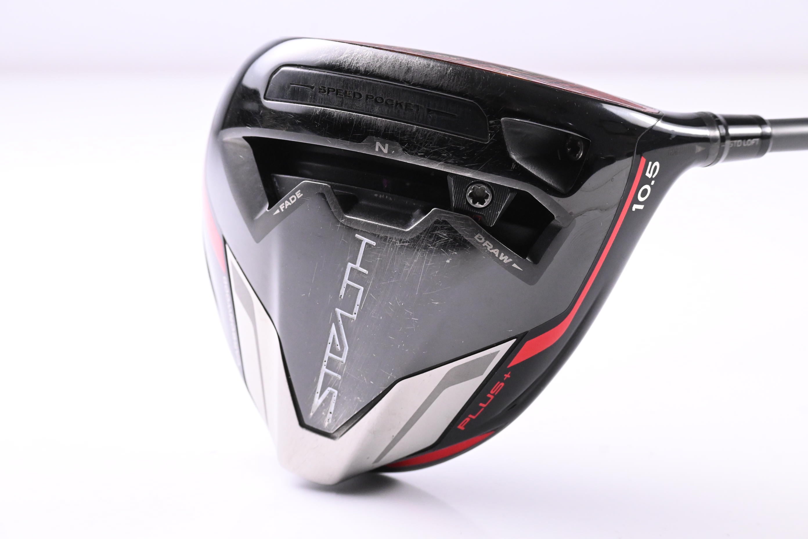 Taylormade Stealth Plus Driver / 10.5 Degree / Stiff 6.0 Flex HZRDUS Smoke Green