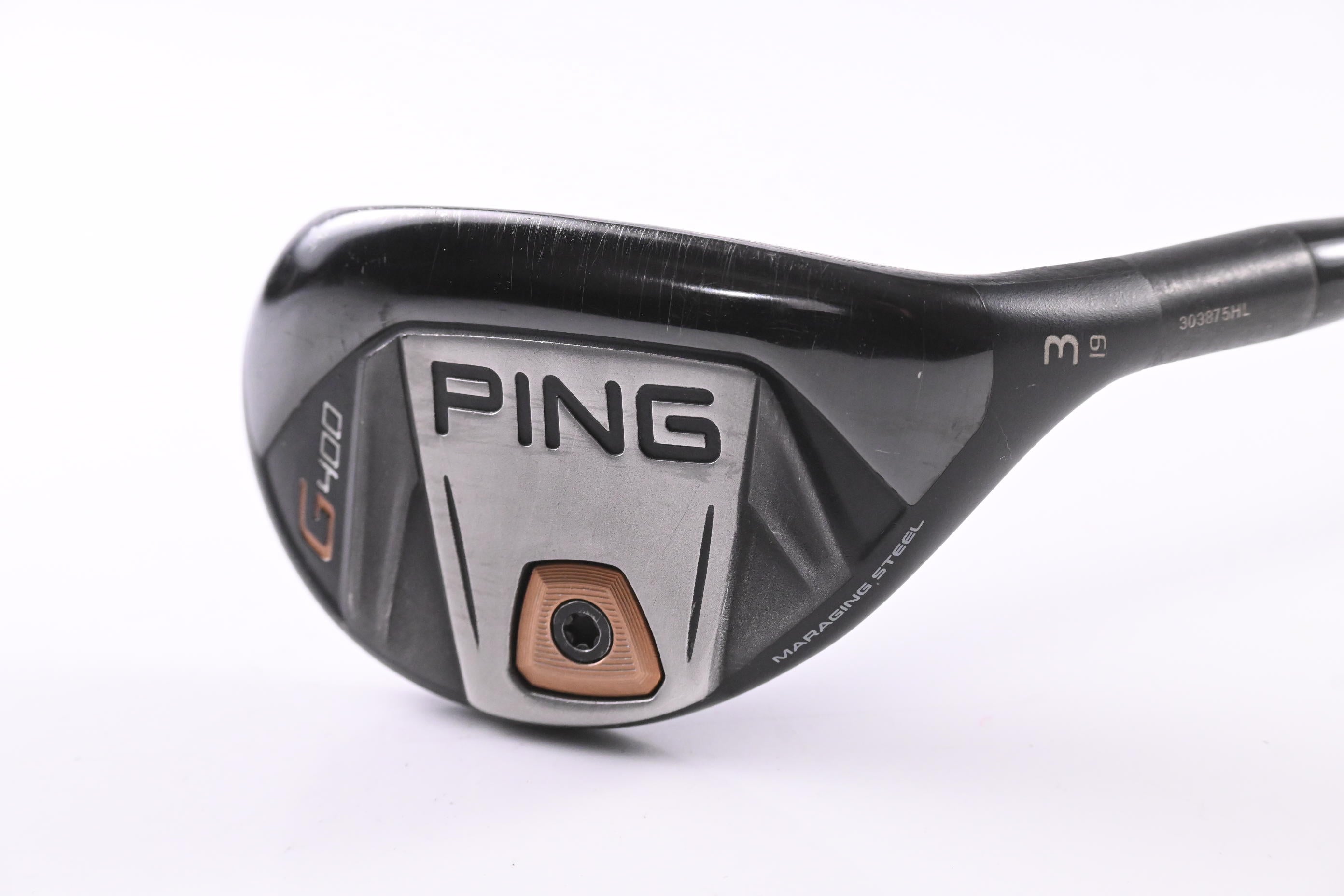 Ping G400 #3 Hybrid / 19 Degree / Regular Flex Ping Alta CB 70 Shaft