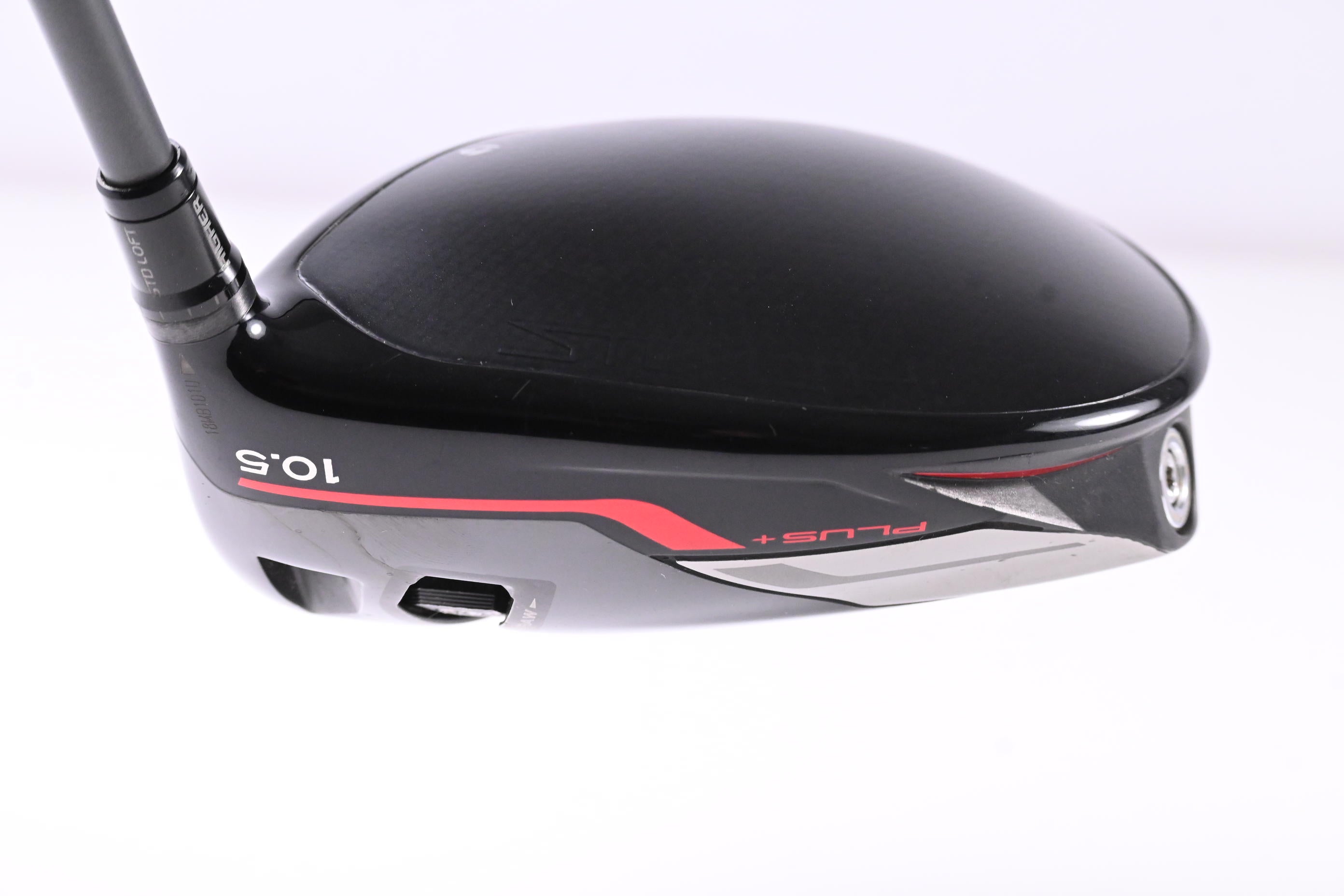 Taylormade Stealth Plus Driver / 10.5 Degree / Stiff 6.0 Flex HZRDUS Smoke Green