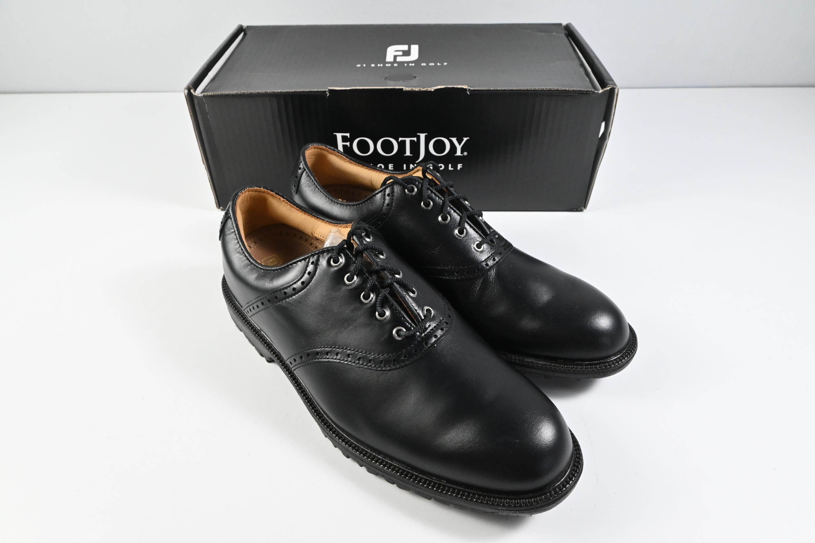 FootJoy Traditional Professional Golf Shoes / Size UK 9.5 / Black