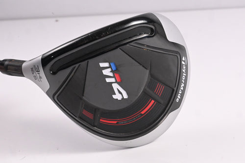 Left Hand Taylormade M4 #3HL Wood / 16.5 Degree / Regular Flex Atmos Red 5 Shaft