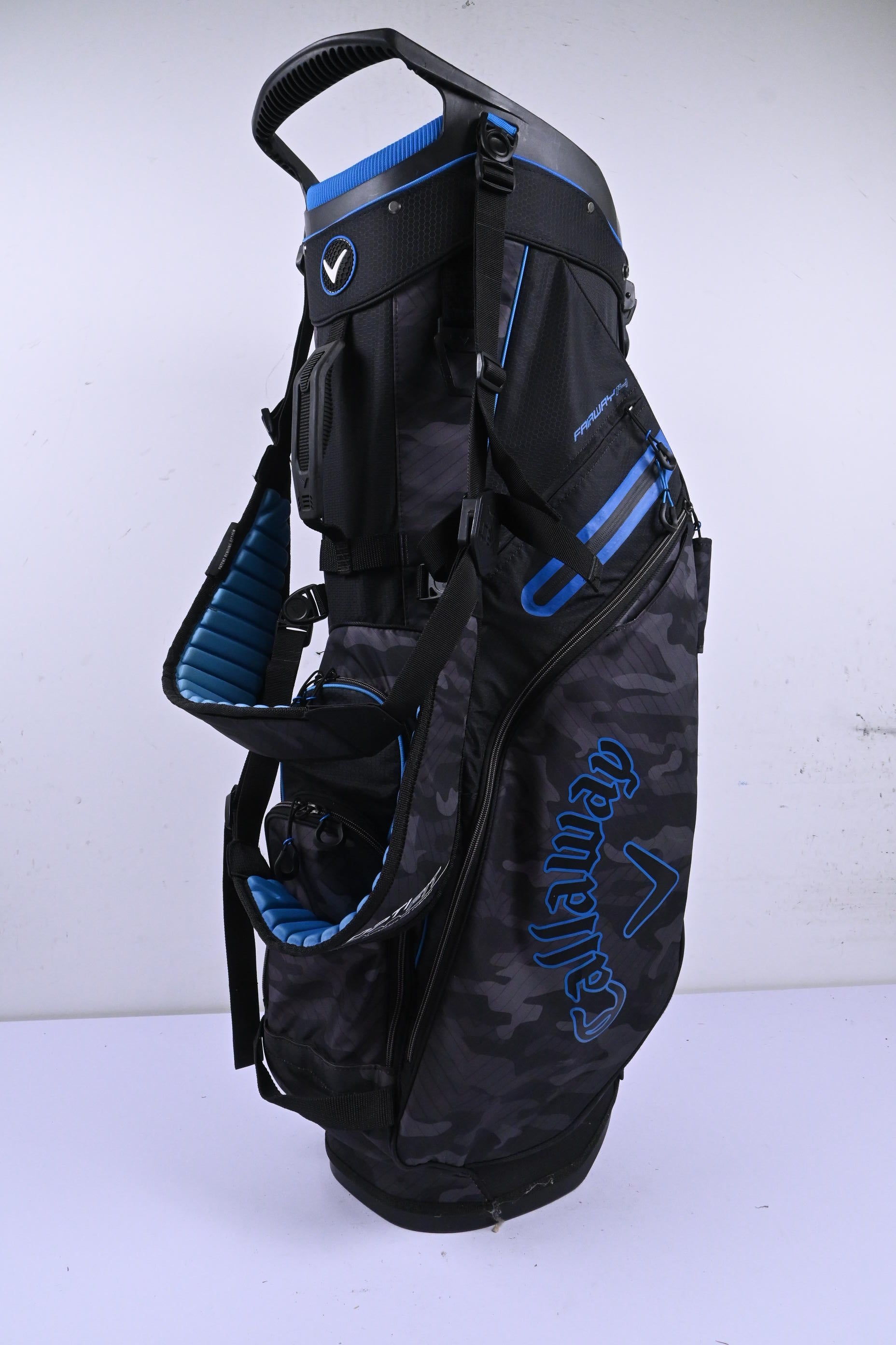 Callaway Fairway 14 Stand Bag / 14-Way Divider / Black & Blue
