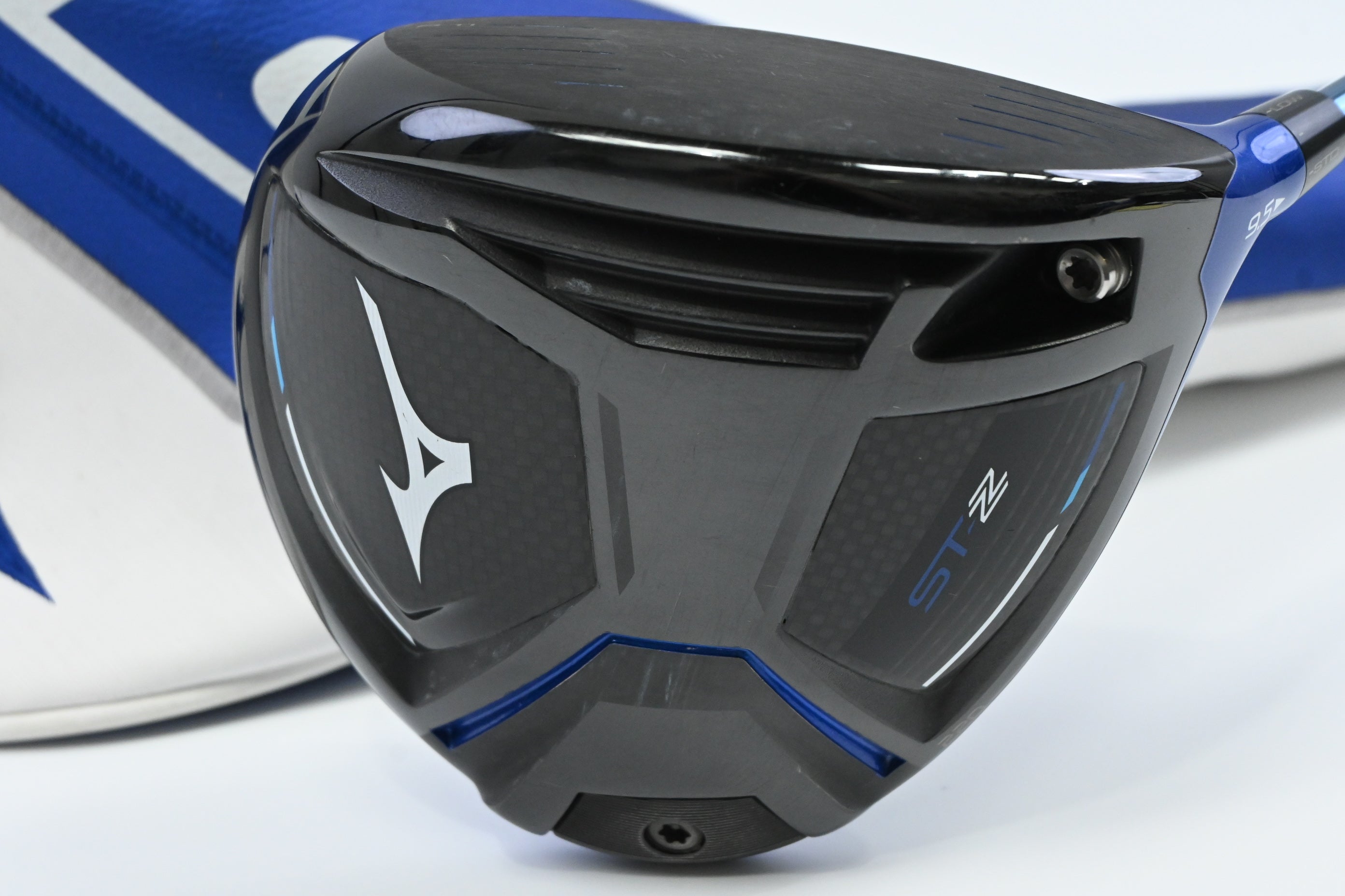 Mizuno ST-Z Tour Blue Driver / 9.5 Degree / Stiff Flex HZRDUS Smoke Blue RDX PVD
