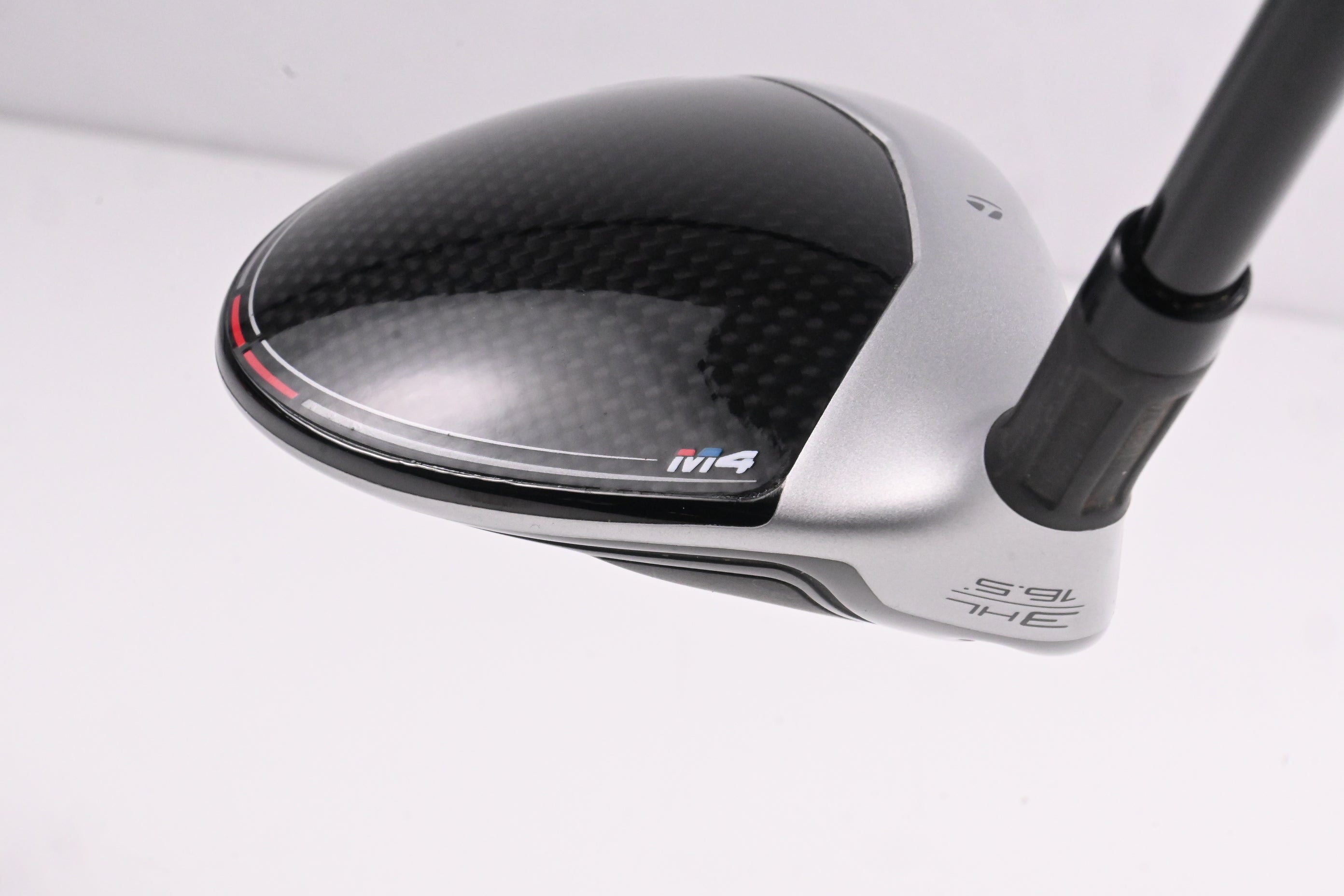 Left Hand Taylormade M4 #3HL Wood / 16.5 Degree / Regular Flex Atmos Red 5 Shaft