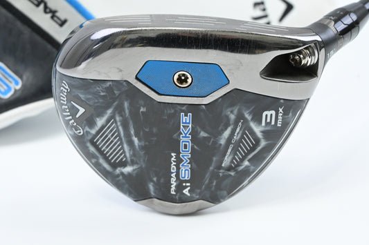 Callaway Paradym Ai Smoke Max #3 Wood / 15 Degree / Stiff Flex Denali Black 70