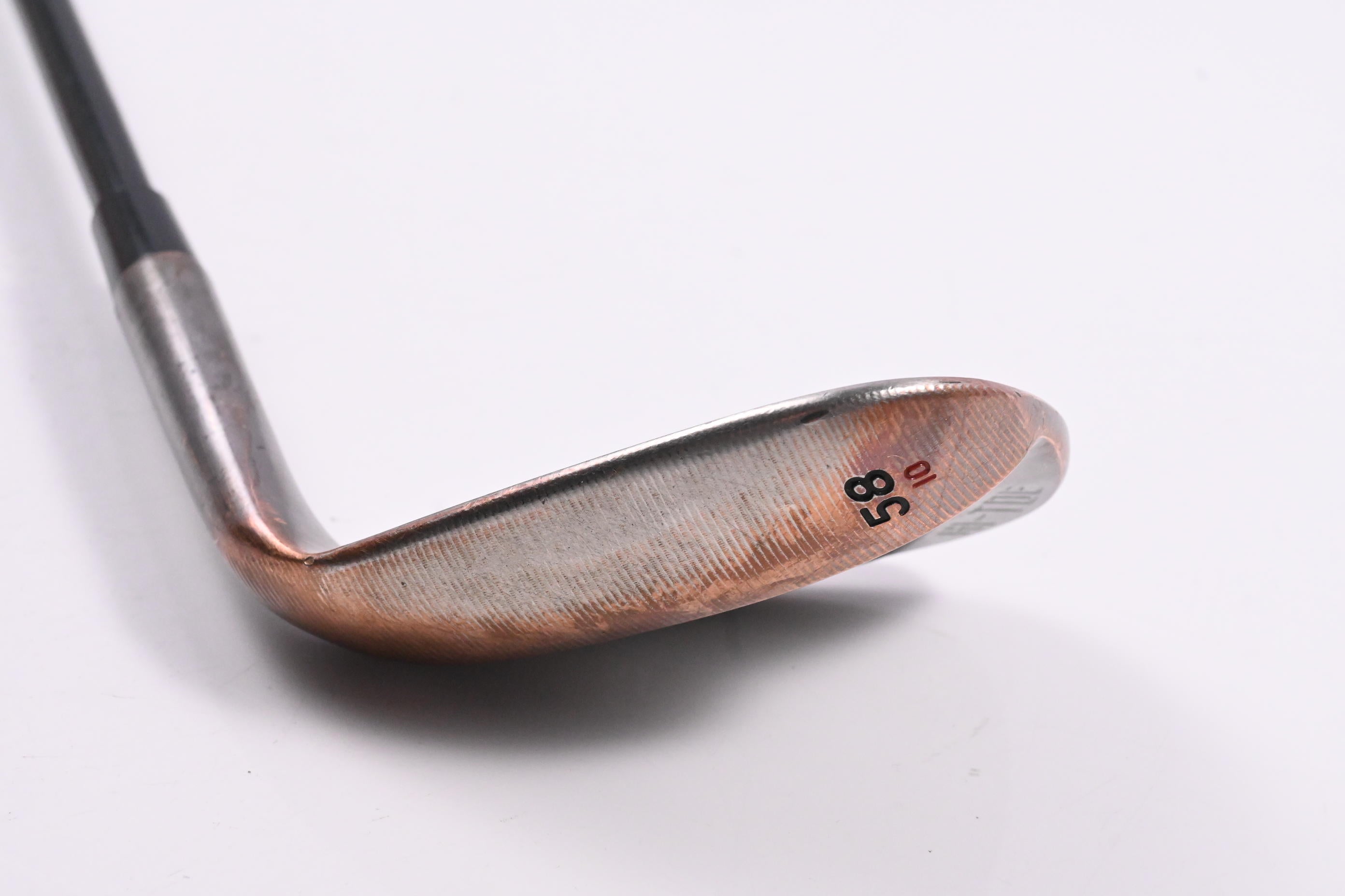 Left Hand Taylormade Hi-Toe Raw Lob Wedge / 58 Degree / Regular+ Flex Project X