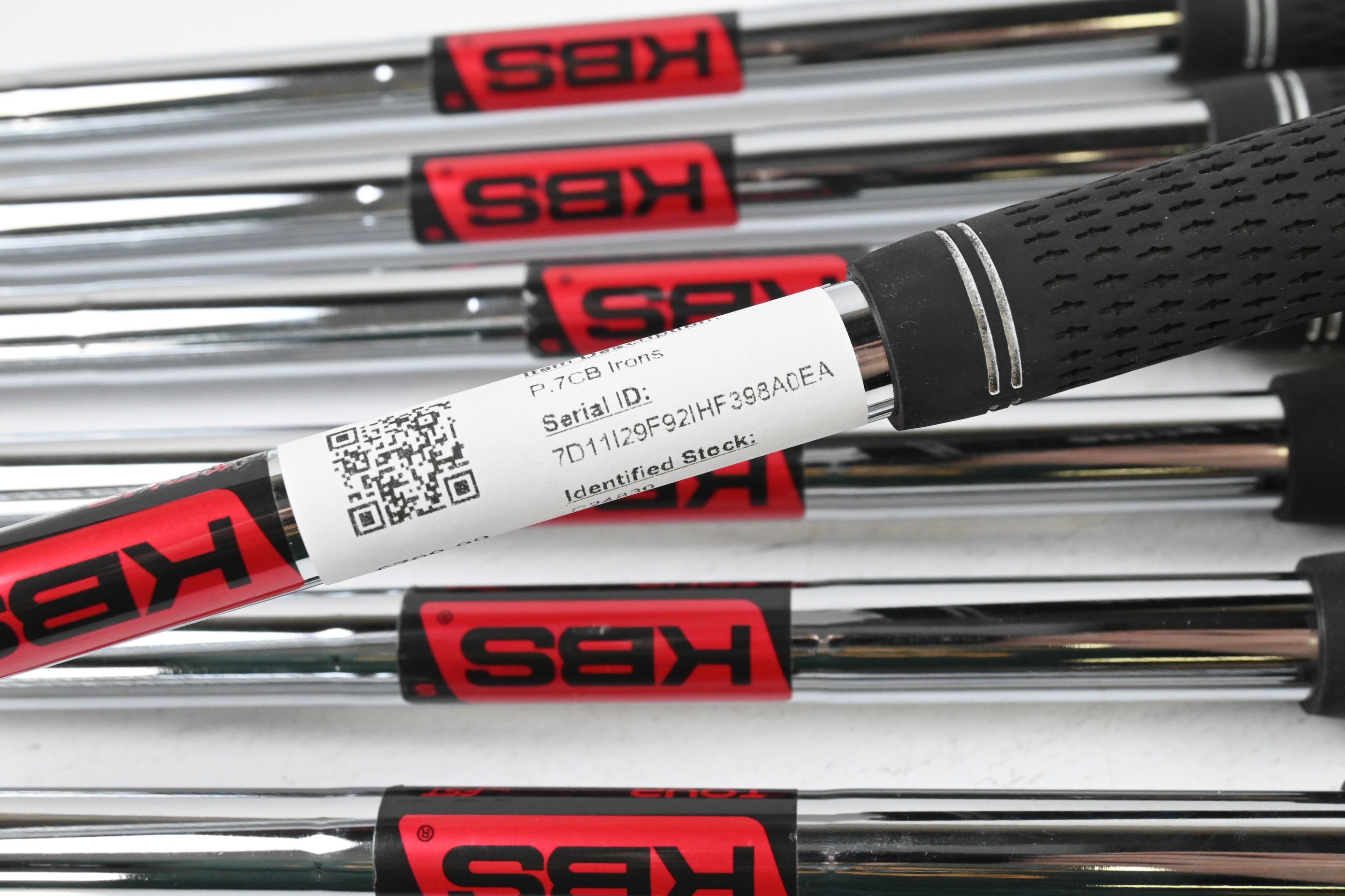 Taylormade P.7CB Irons / 4-PW / Stiff Flex KBS Tour Shafts