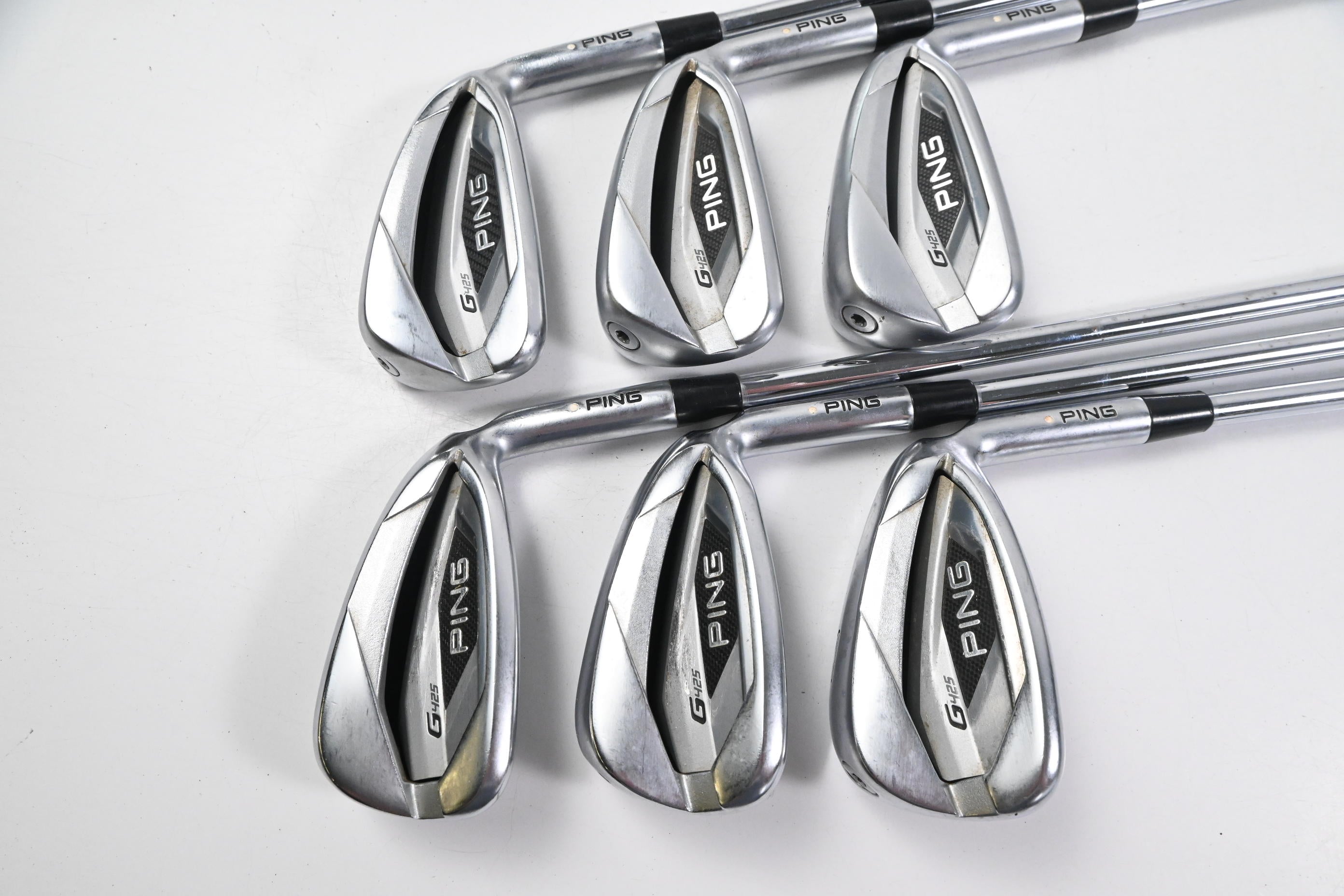 Ping G425 Irons / 5-PW / White  / Stiff Flex Elevate 95 Shafts