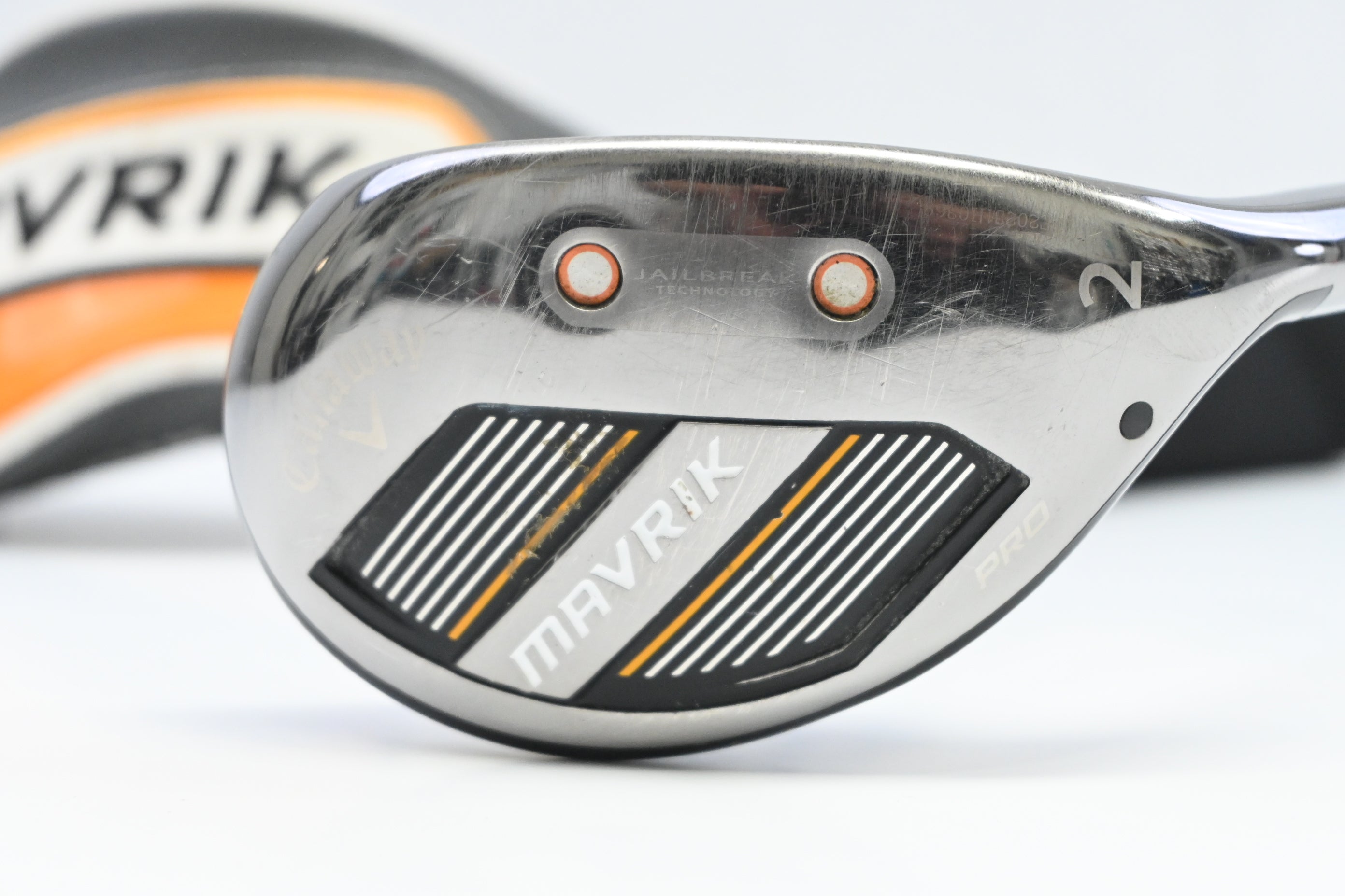 Callaway Mavrik Pro #2 Hybrid / 18 Degree / Stiff Flex KBS Hybrid 80 Shaft