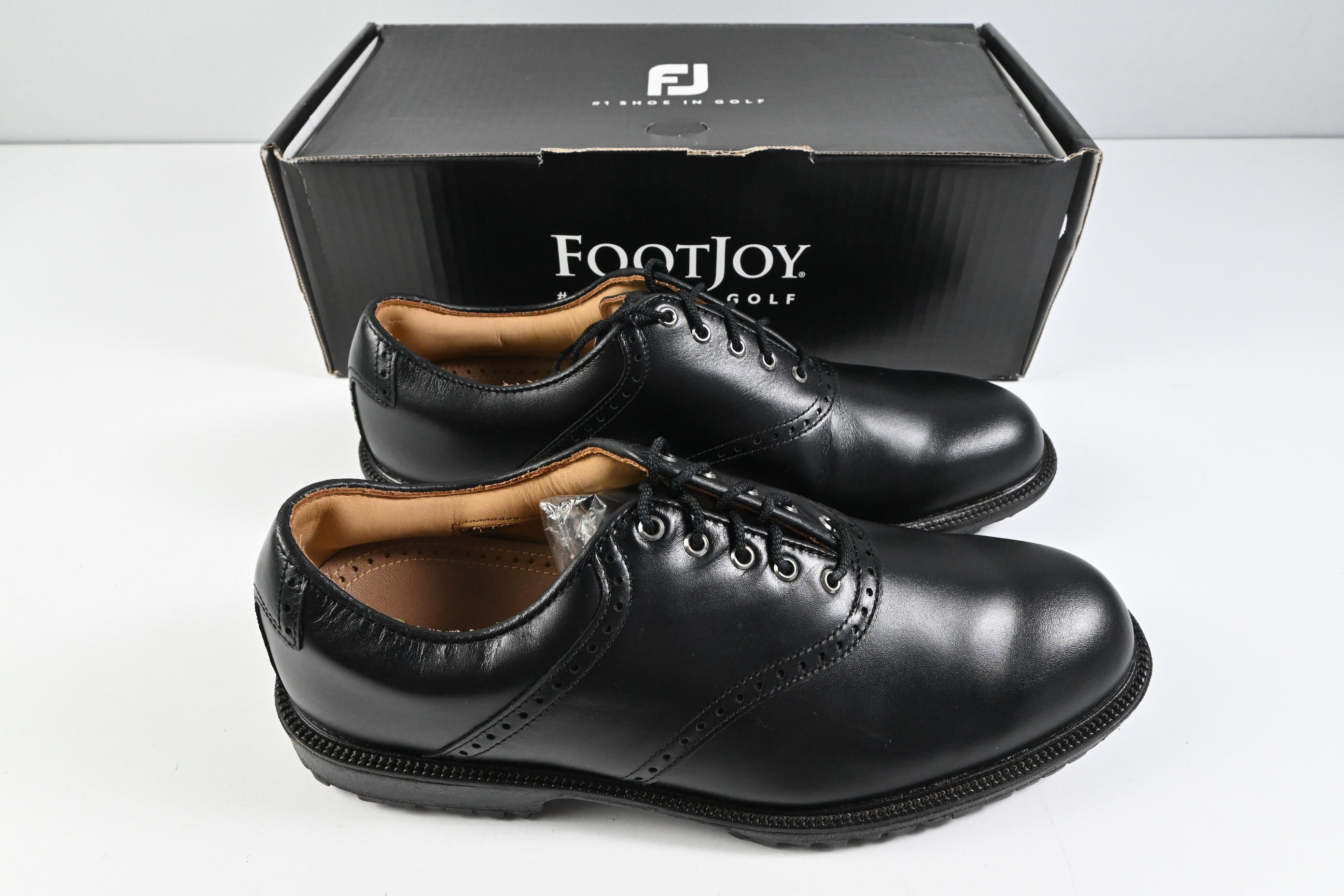 FootJoy Traditional Professional Golf Shoes / Size UK 9.5 / Black