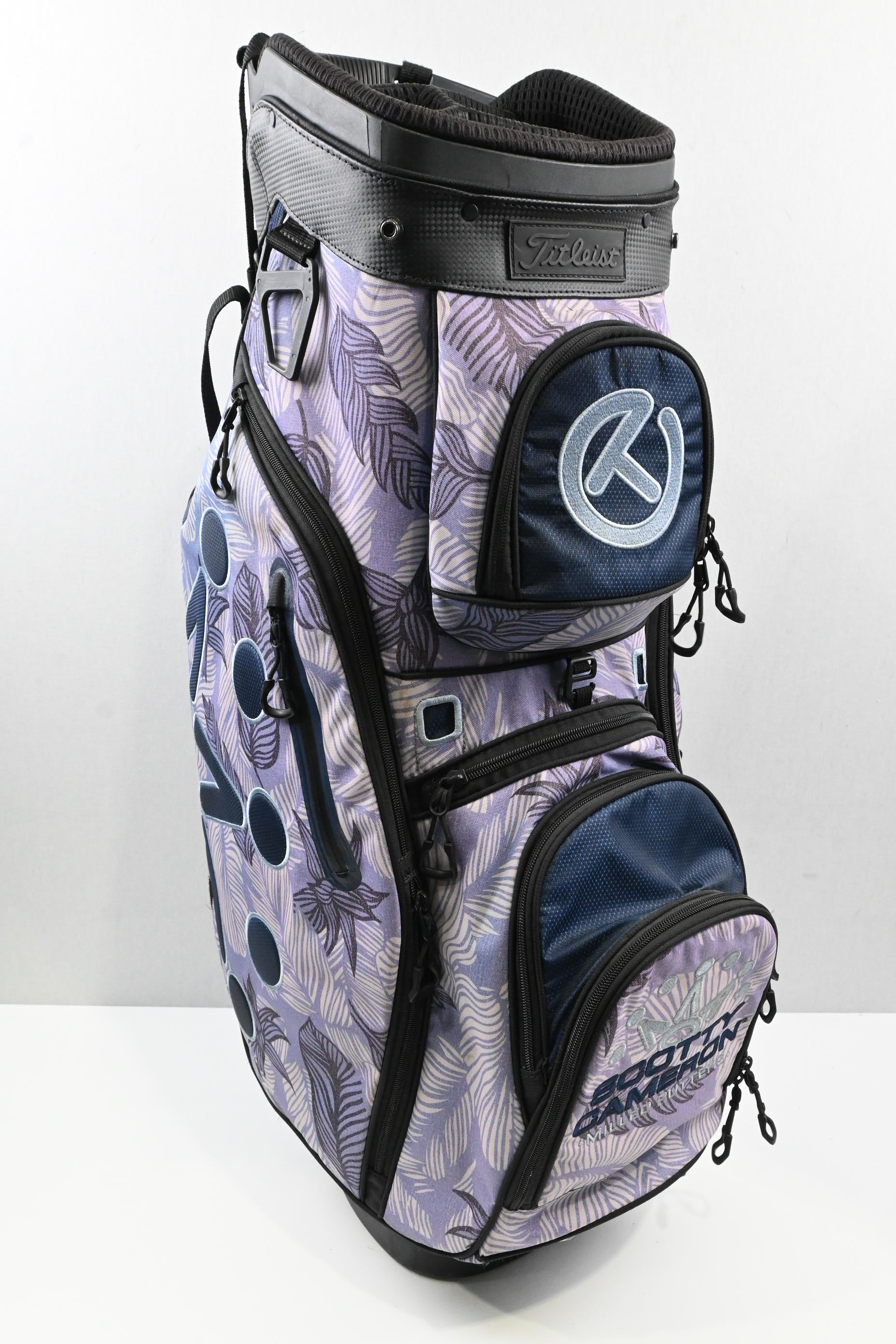 Scotty Cameron Circle T Stand Bag / 4-Way / Purple, Navy