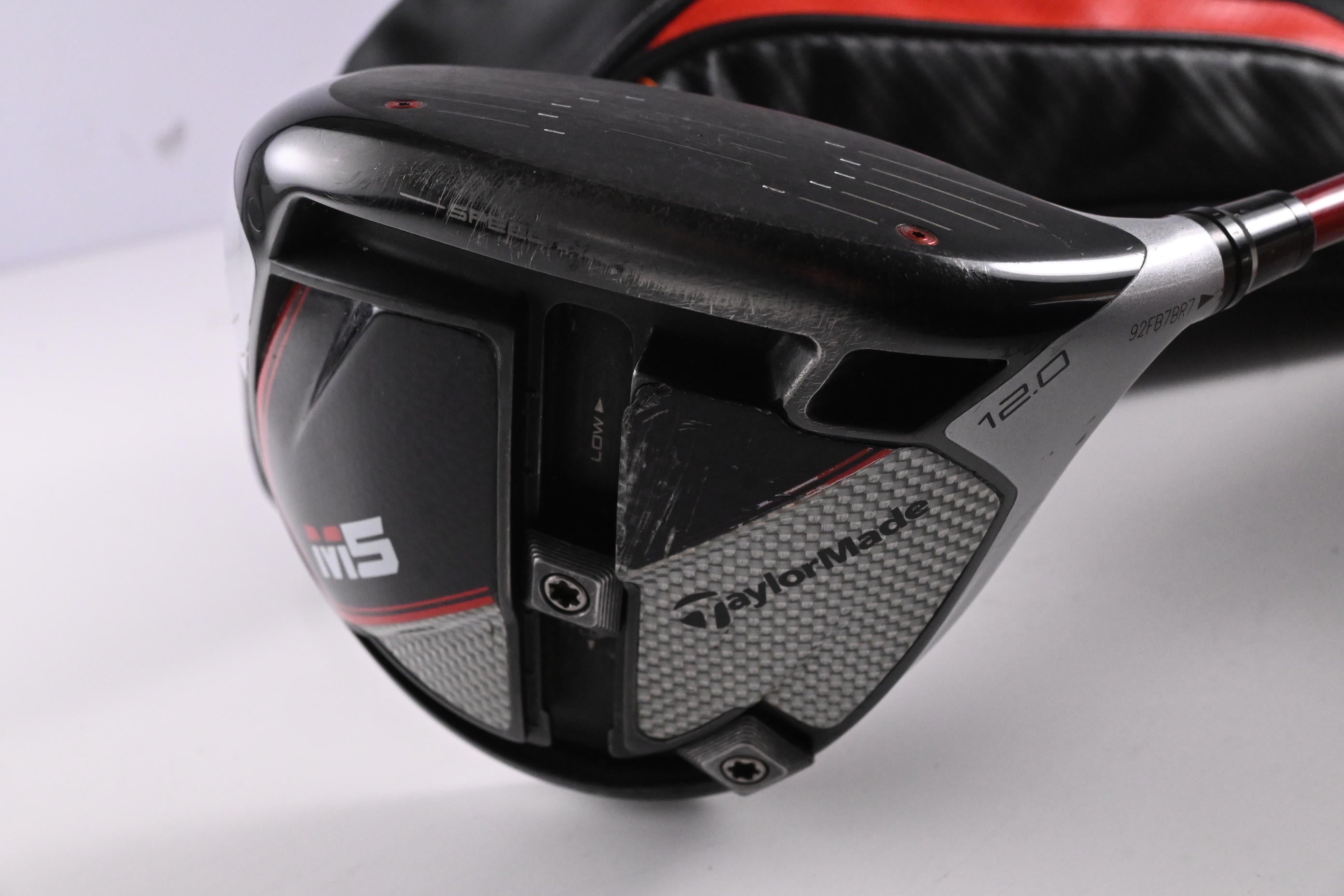 Taylormade M5 Driver / 12 Degree / Regular Flex Evenflow Max Carry Red 45 Shaft