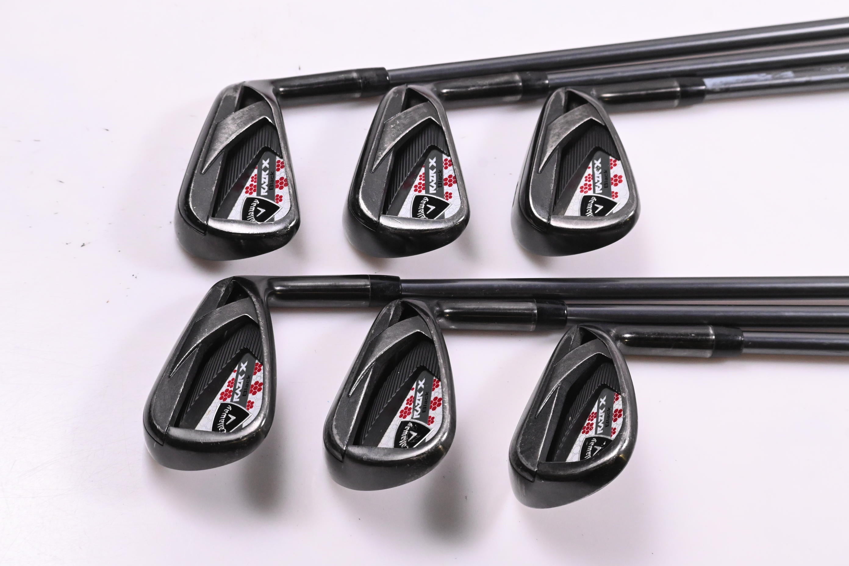 Ladies Callaway RAZR X Black Irons / 6-PW-SW / Ladies Flex Callaway 50 Shafts