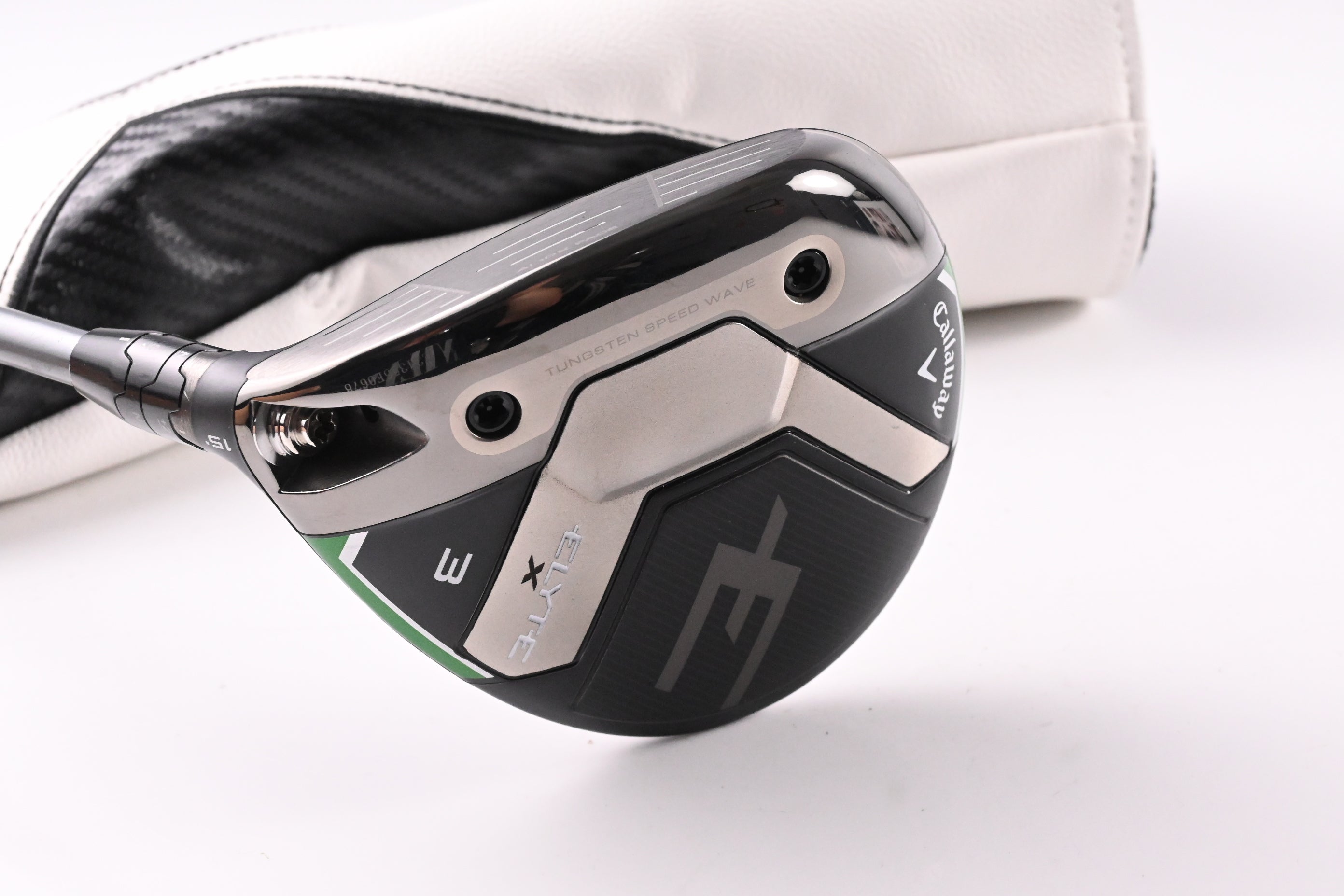 Left Hand Callaway Elyte X #3 Wood / 15 Degree / Regular Flex HZRDUS Silver 60 Shaft