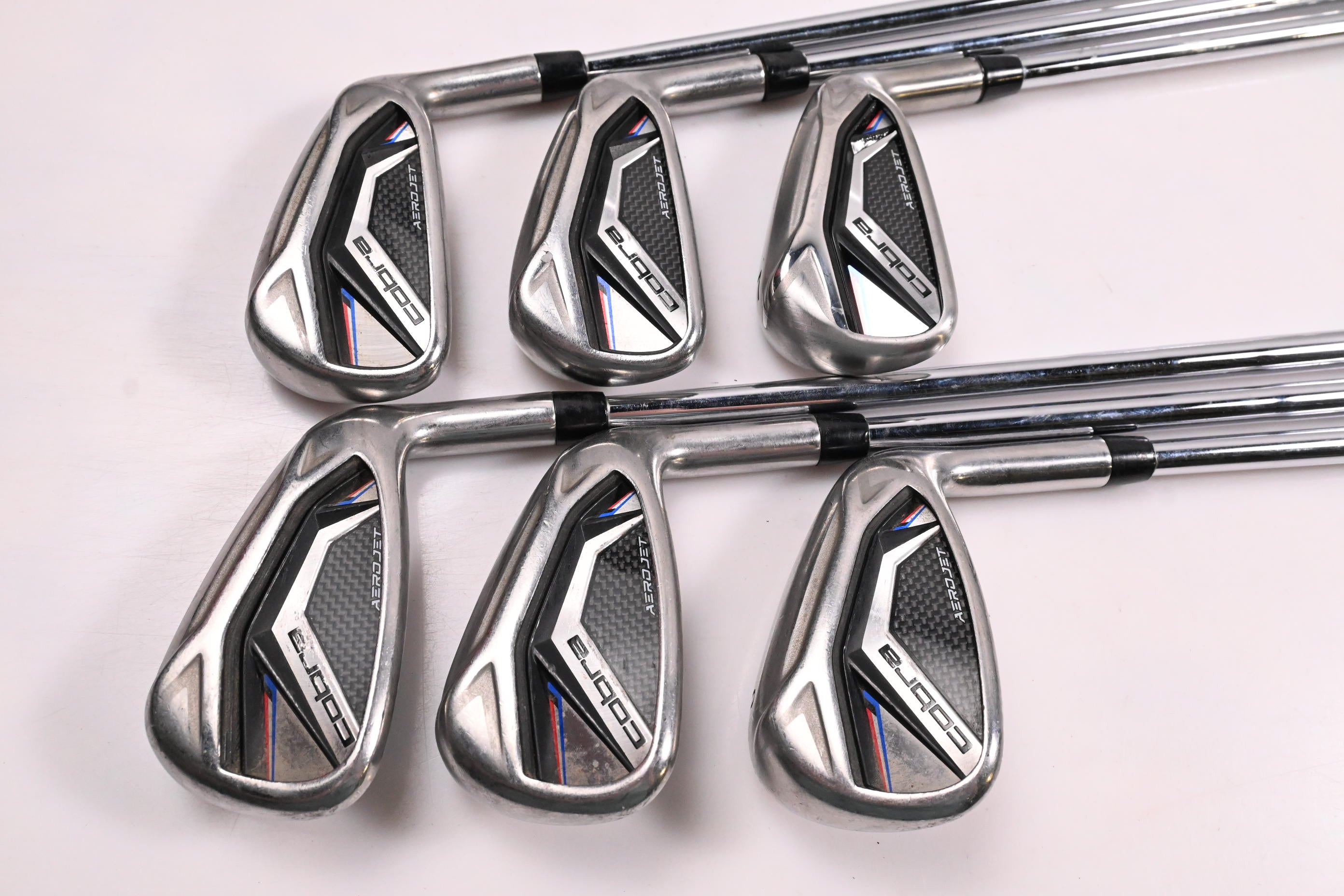Cobra Aerojet Irons / 5-PW / Stiff Flex KBS $-Taper 120 Shafts