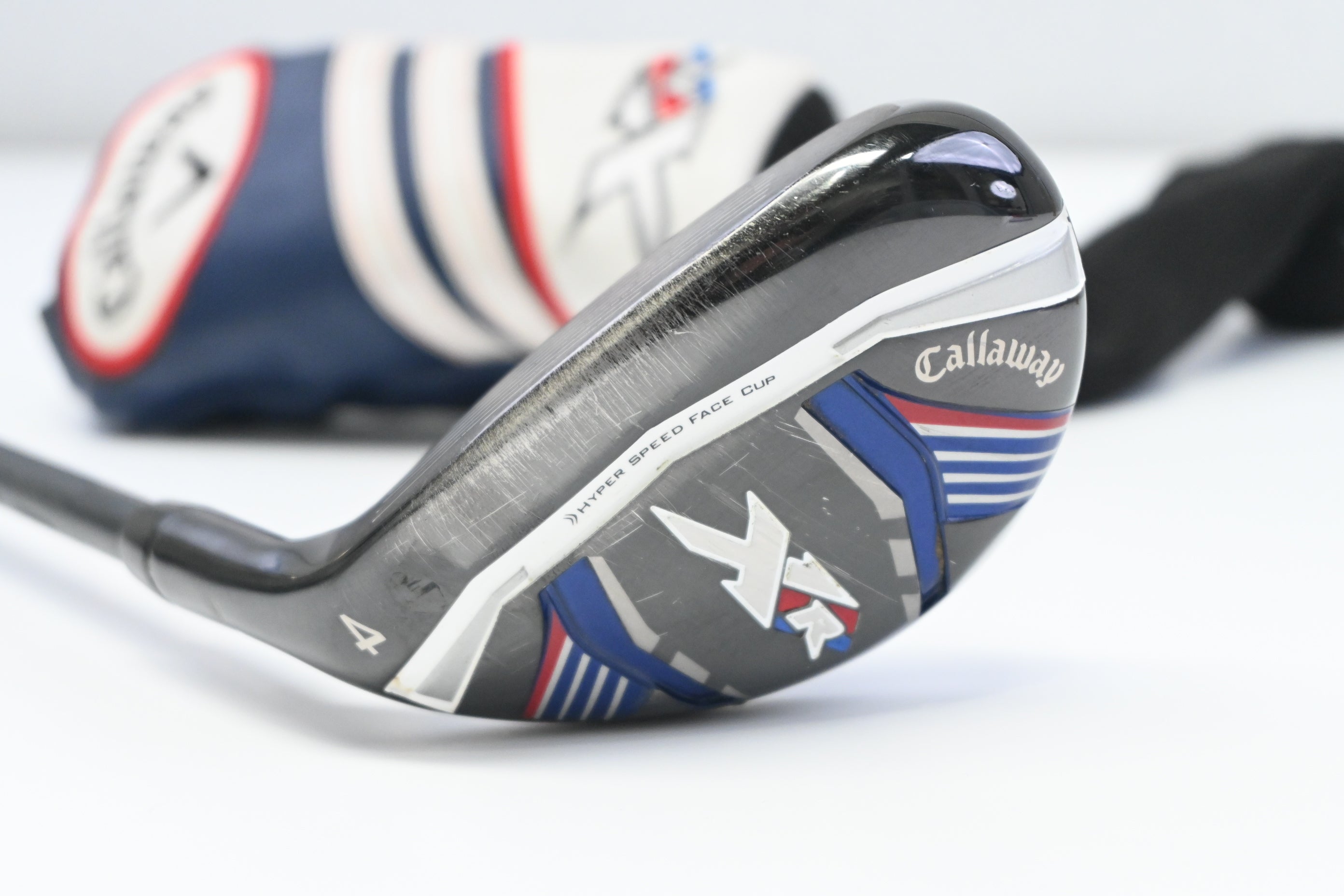 Left Hand Callaway XR #4 Hybrid / 22 Degree / Regular Flex Project X 58 Shaft