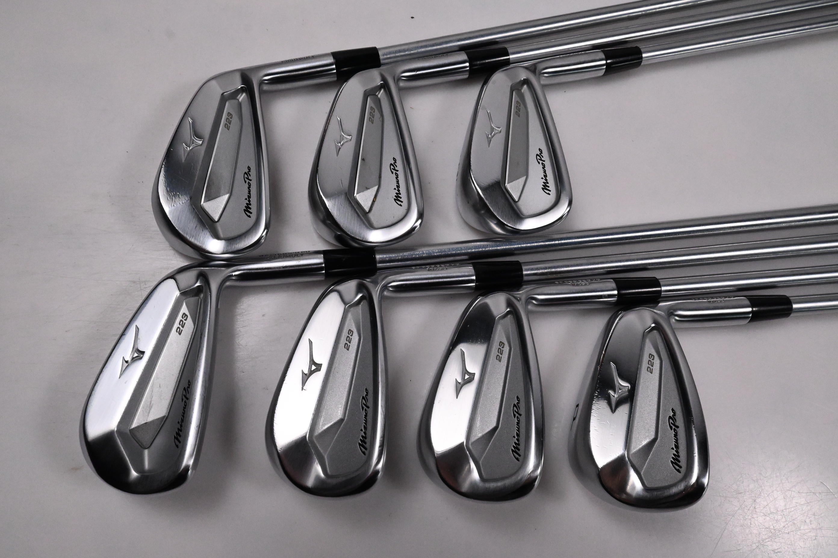 Mizuno Pro 223 Irons / 4-PW / Stiff Flex Project IO 110 Shafts