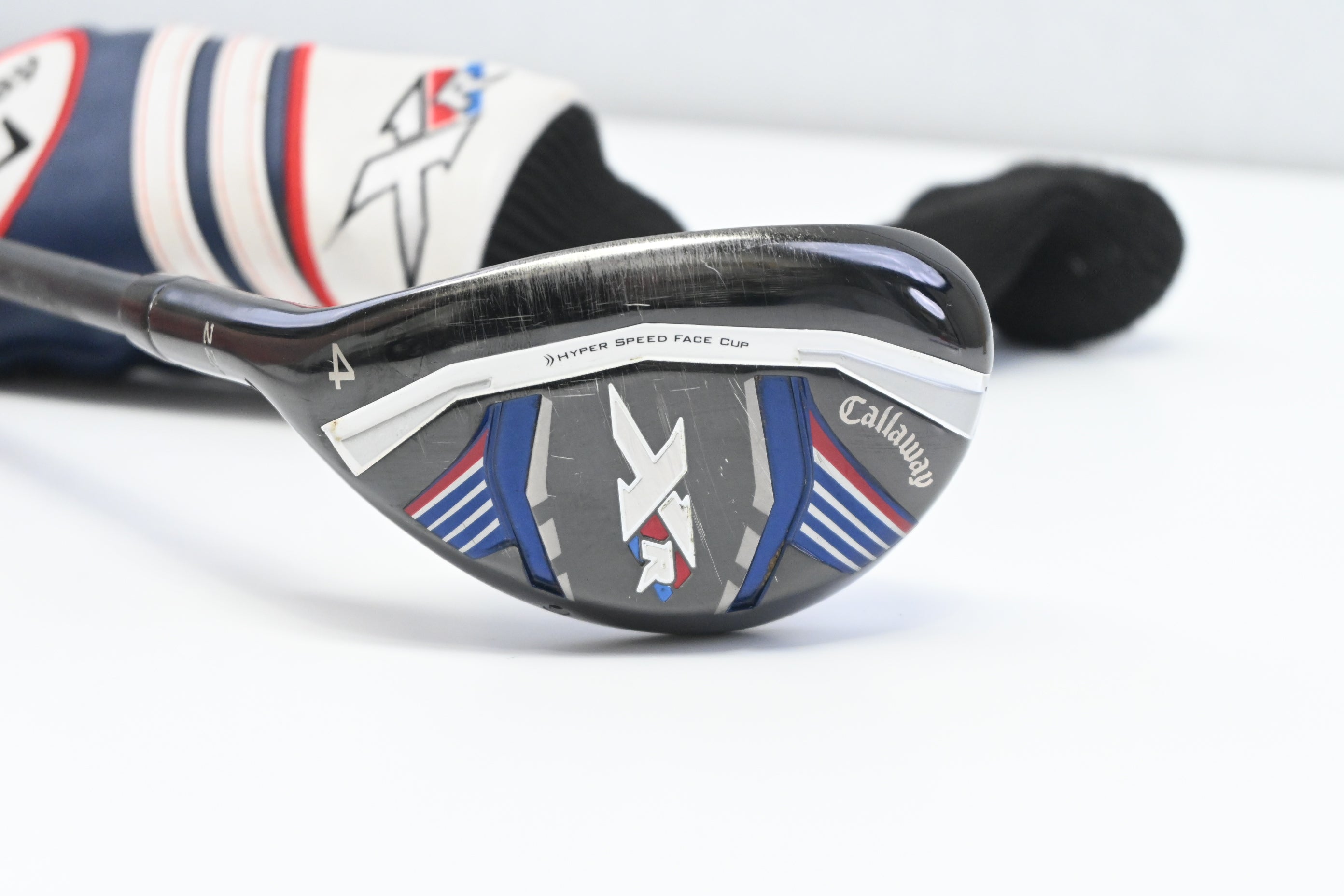 Left Hand Callaway XR #4 Hybrid / 22 Degree / Regular Flex Project X 58 Shaft
