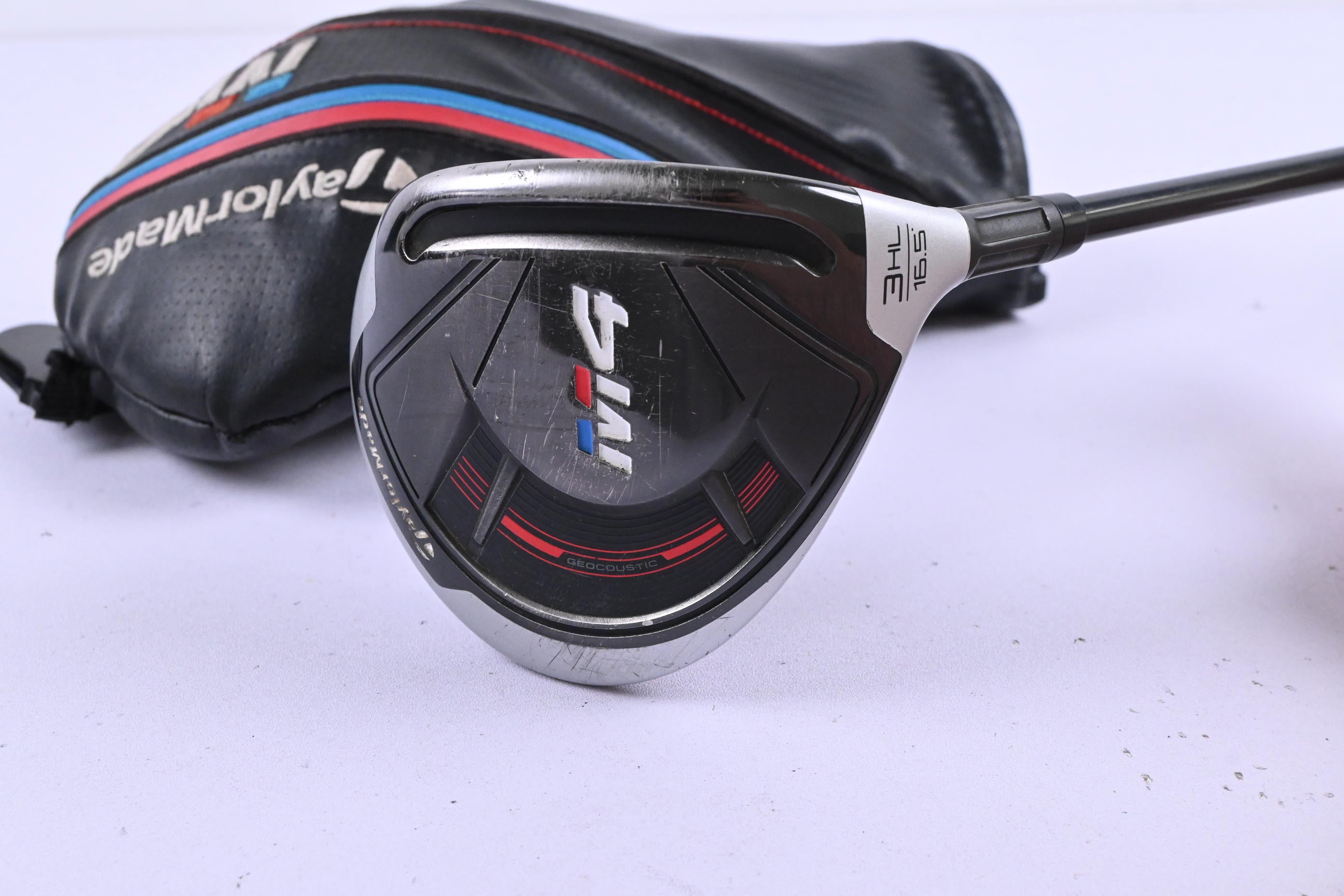 Taylormade M4 #3 Wood / 16.5 Degree / Stiff Flex Fujikura Atmos Red 6 Shaft