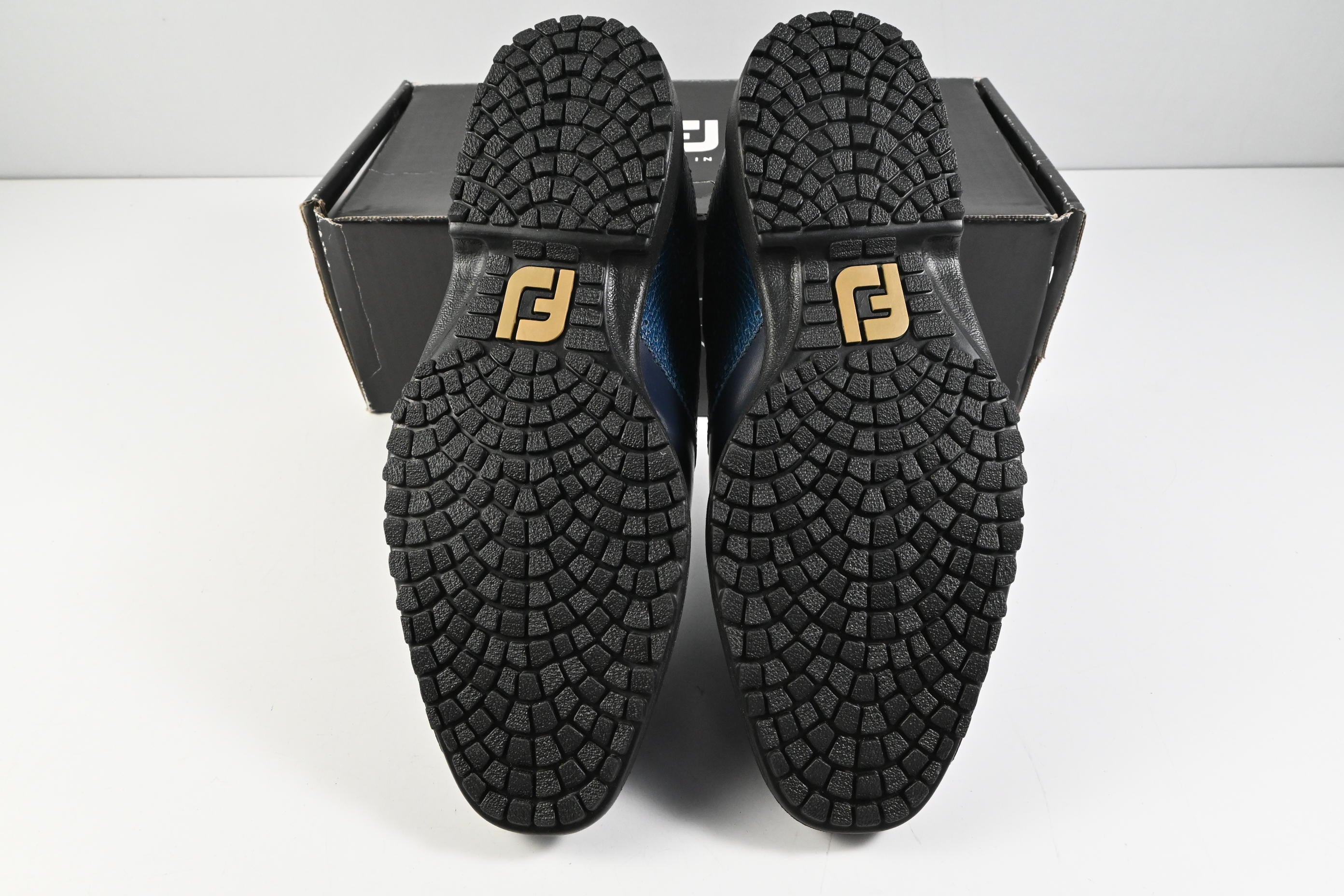 FootJoy Shield Tip Professional Golf Shoes / Size UK 10 / Blue, Navy