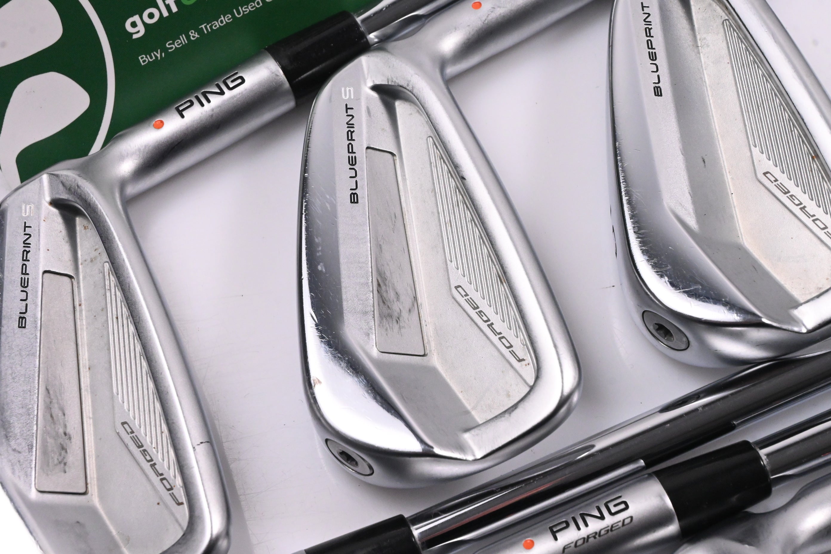 Ping Blueprint T/S Combo Irons / 4-PW / Orange Dot / X-Flex Dynamic Gold X100