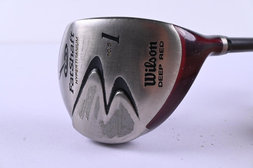 Wilson Deep Red Driver / 10.5 Degree / Regular Flex Wilson Fat Shaft