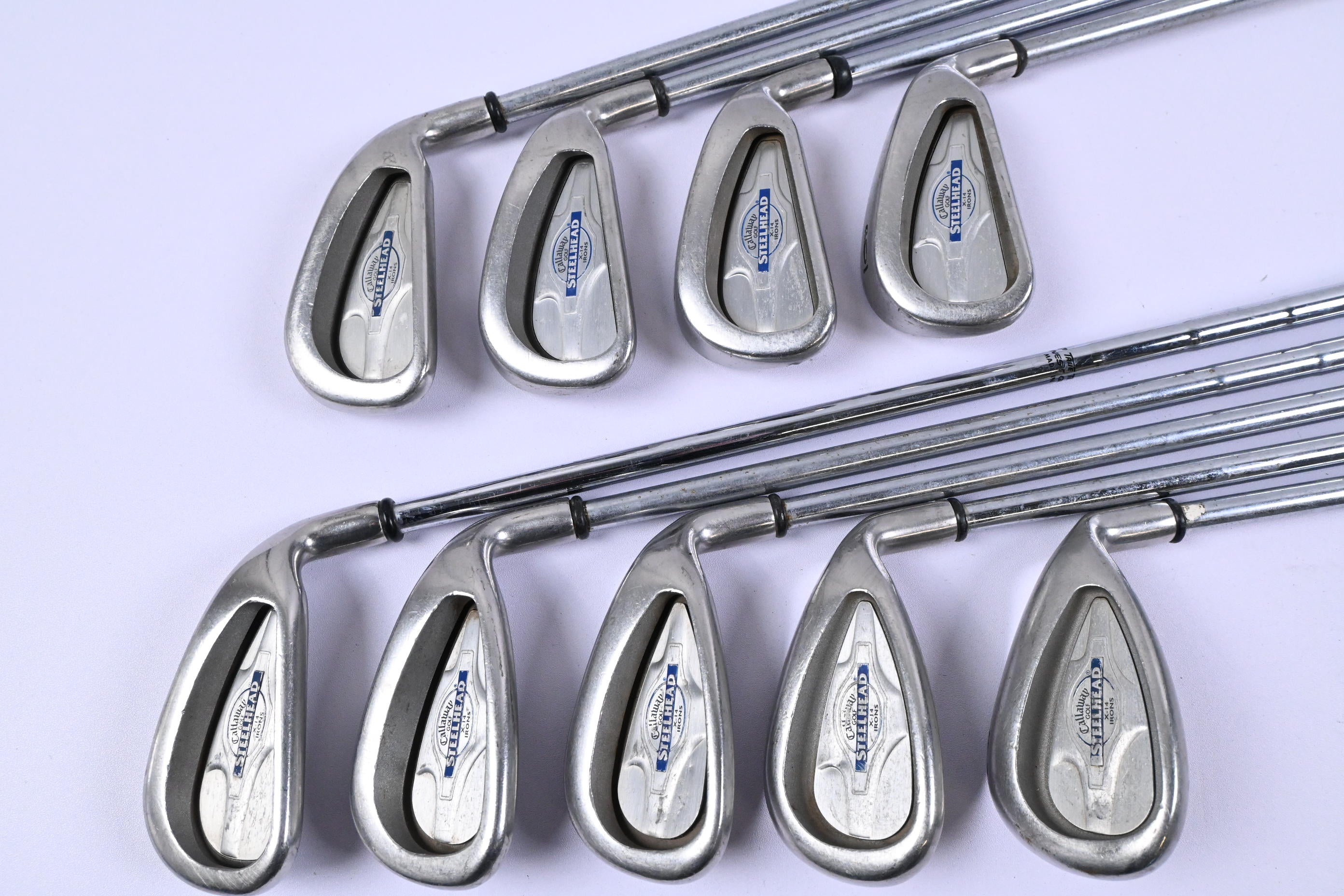 Callaway X-14 Irons / 3-PW+SW / Uniflex Callaway Steelhead Shafts