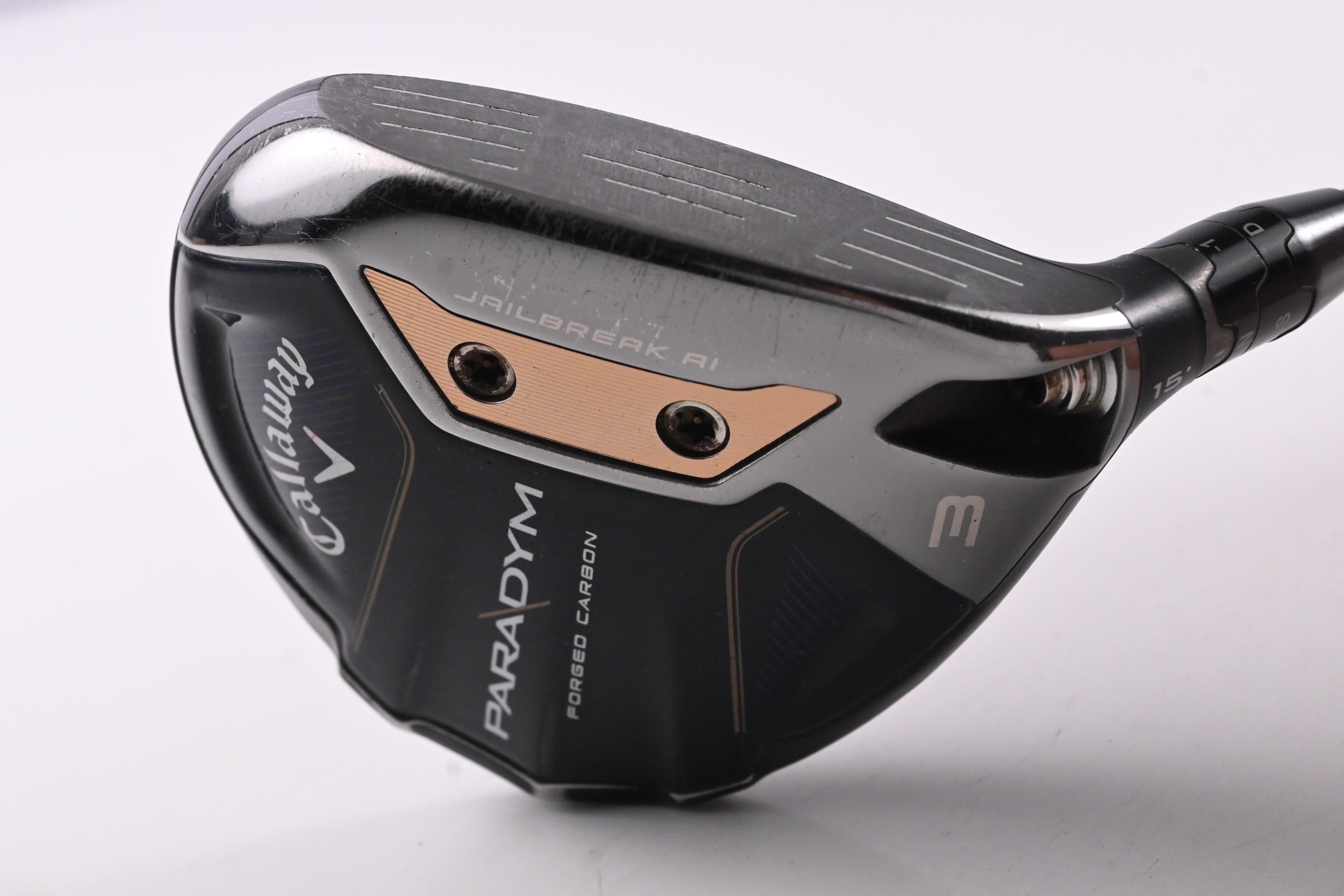 Callaway Paradym #3 Wood / 15 Degree / Stiff Flex HZRDUS GEN4 Silver 60 Shaft