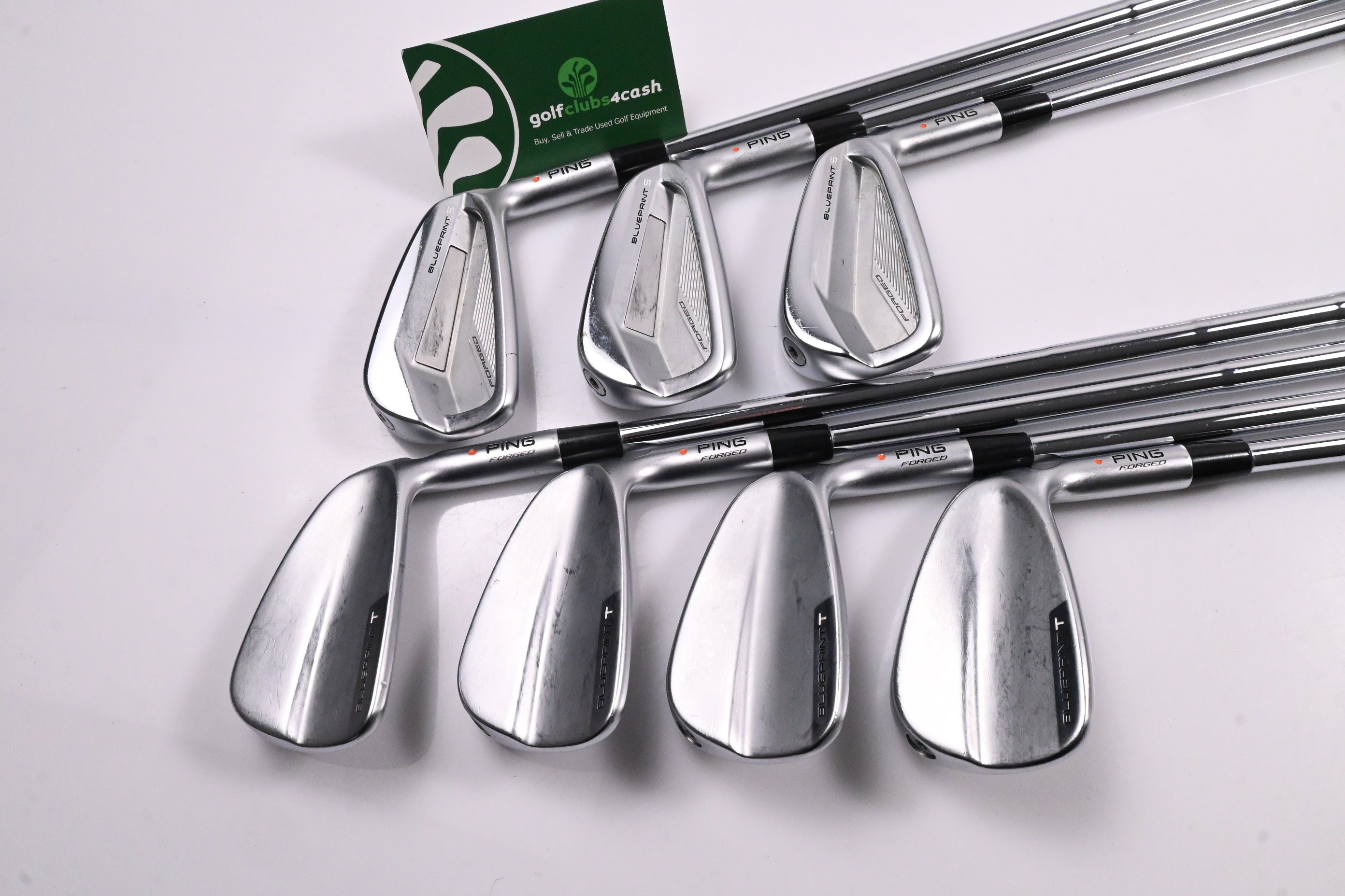 Ping Blueprint T/S Combo Irons / 4-PW / Orange Dot / X-Flex Dynamic Gold X100