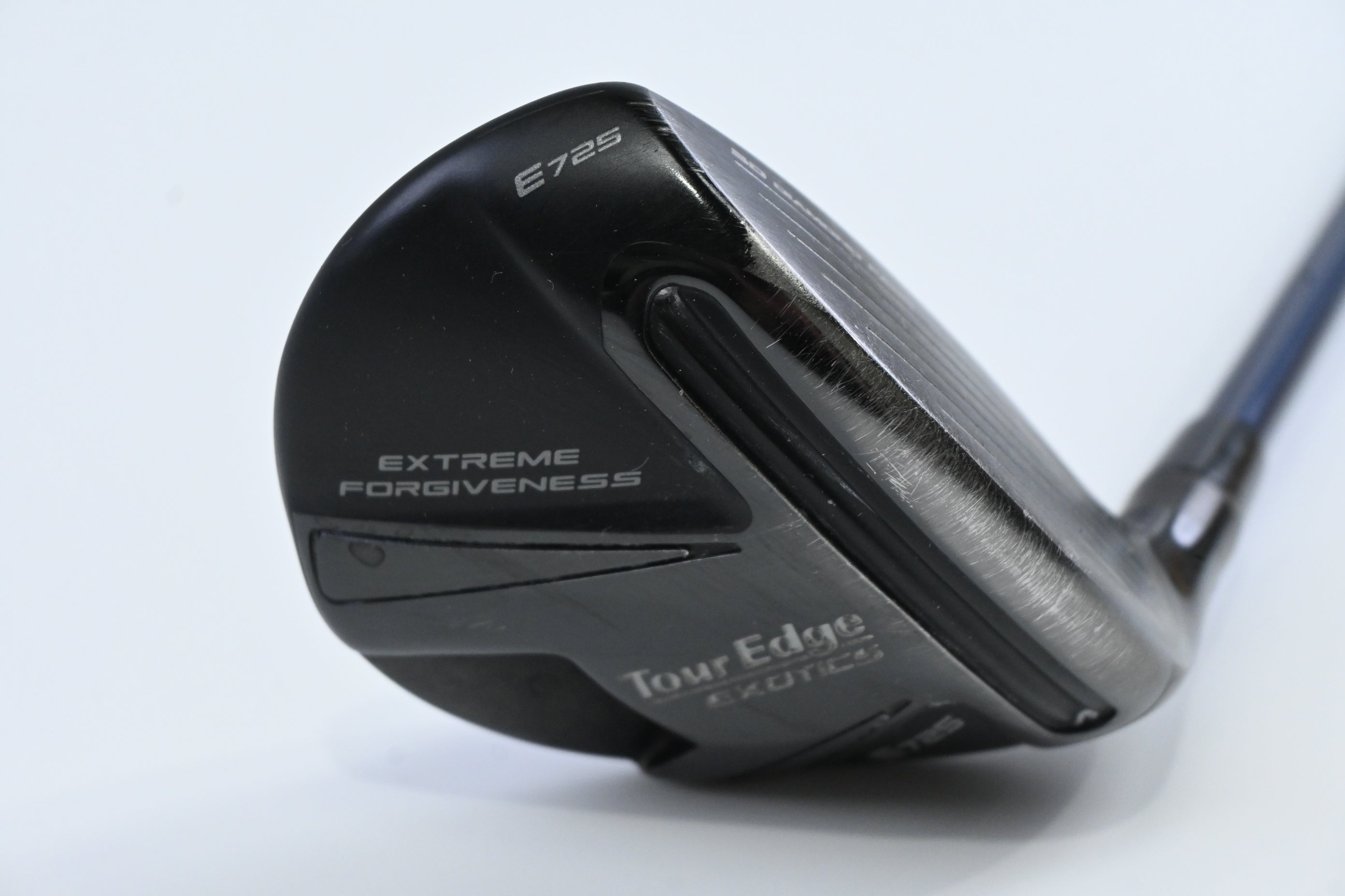 Tour Edge Exotics E725 #4 Hybrid / 22 Degree / Stiff Flex Denali Blue 80 Shaft