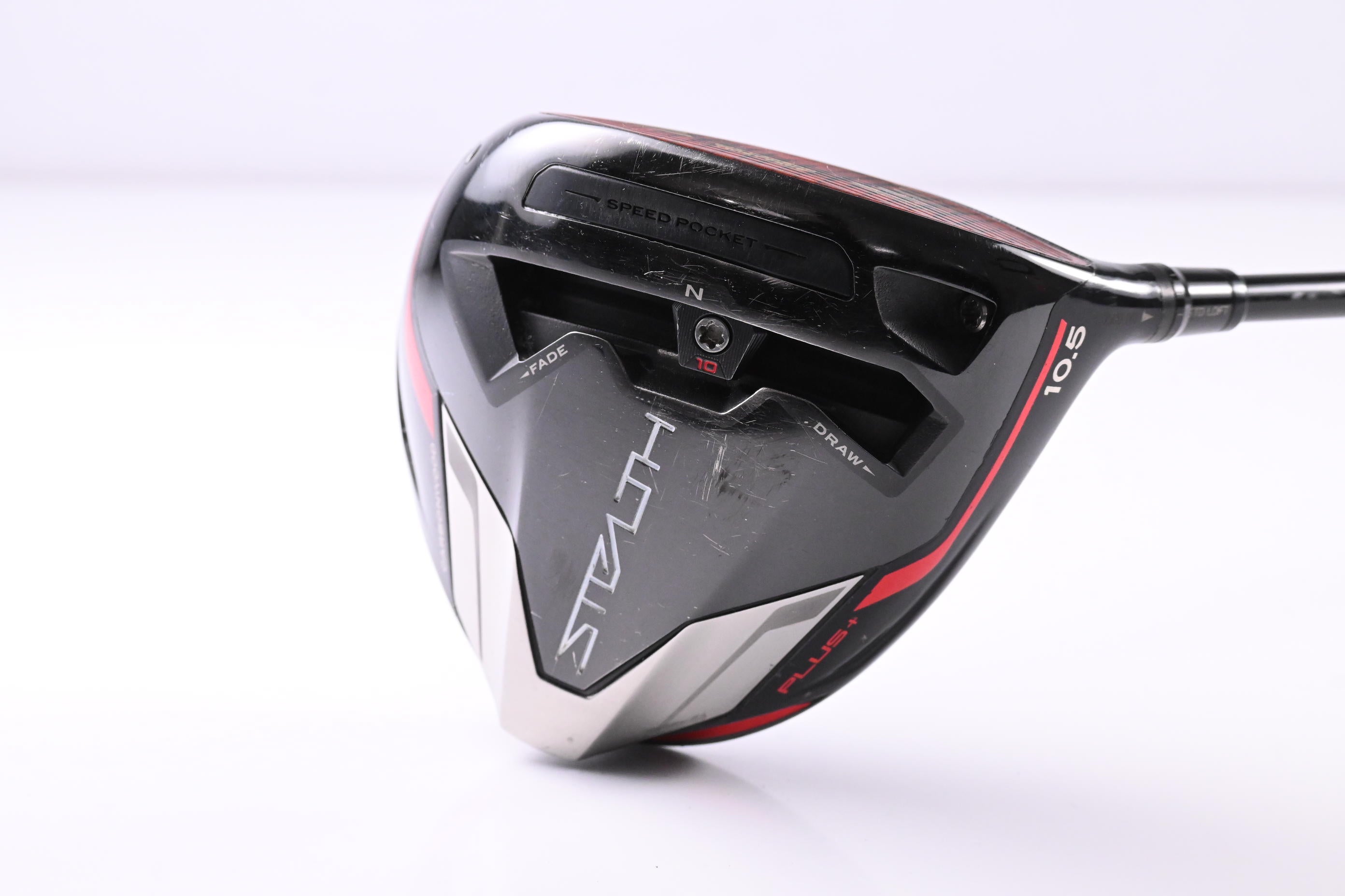 Taylormade Stealth Plus Driver / 10.5 Degree / X-Flex HZRDUS Smoke Red RDX 60