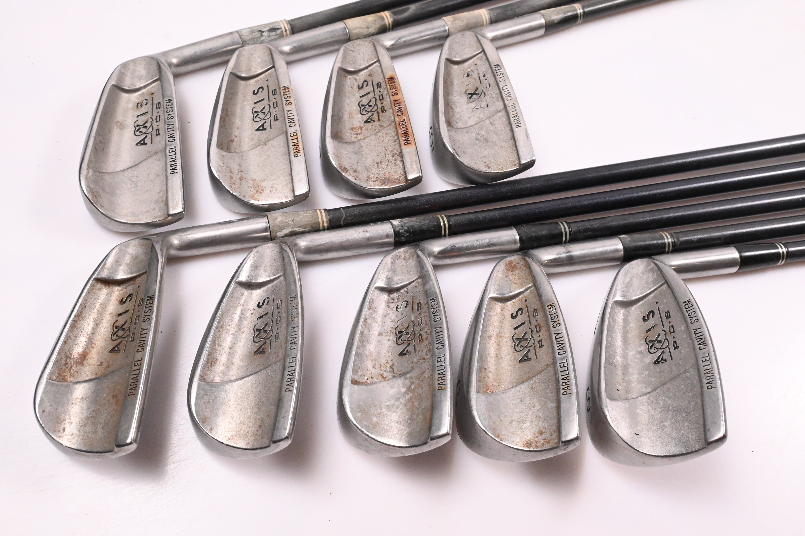 Mizuno Axis Irons / 3-PW+SW / Senior Flex Mizuno Fiberflex 2600 Shafts