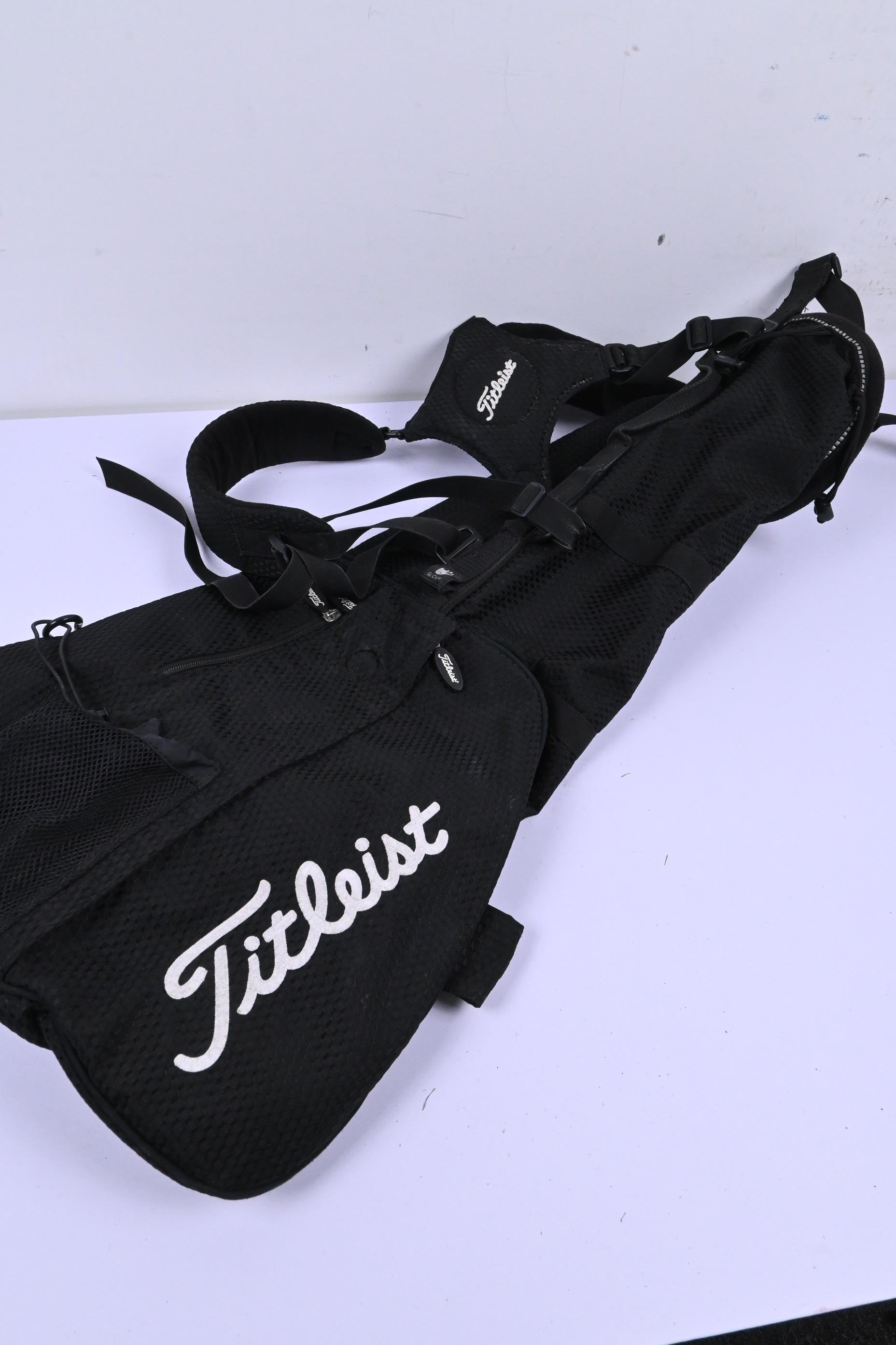 Titleist Pencil Bag / 2-Way Divider / Black & White