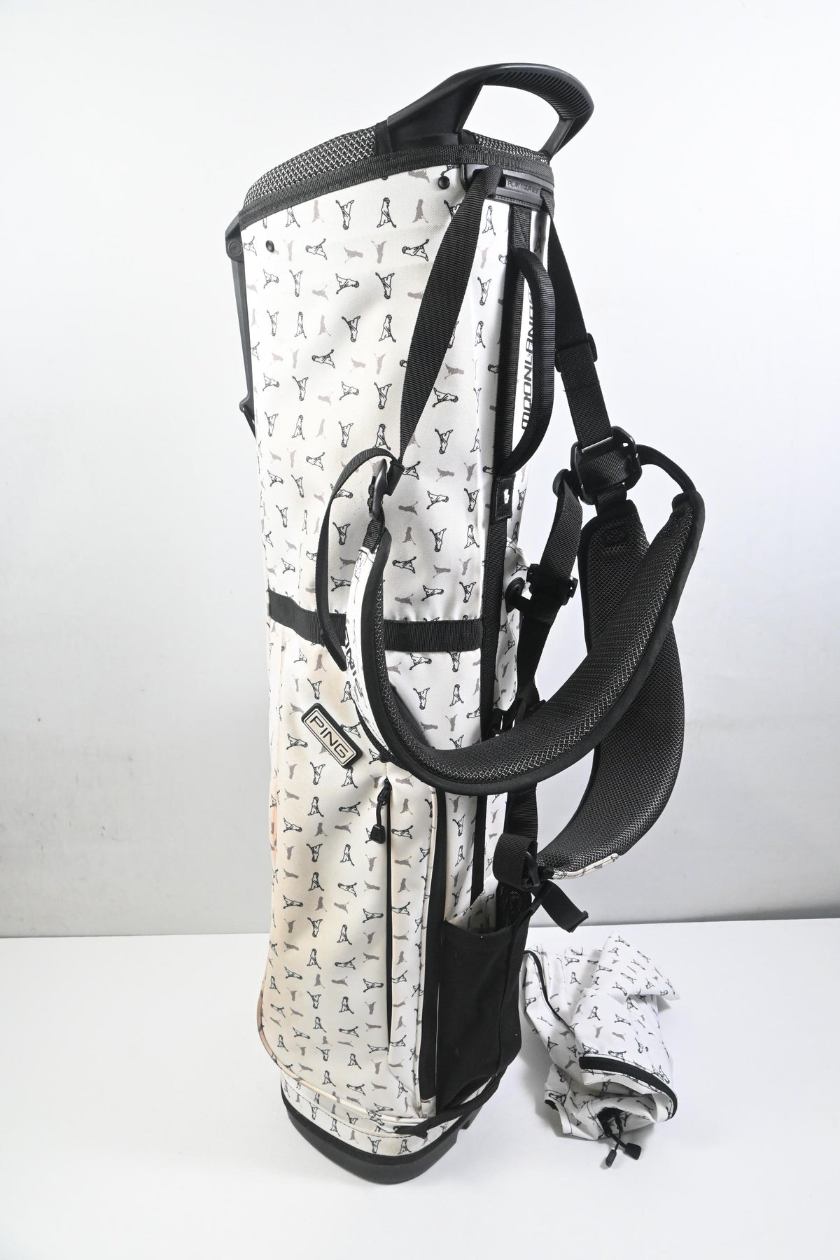 Ping Moonlander Stand Bag / 4-Way Divider / White, Black