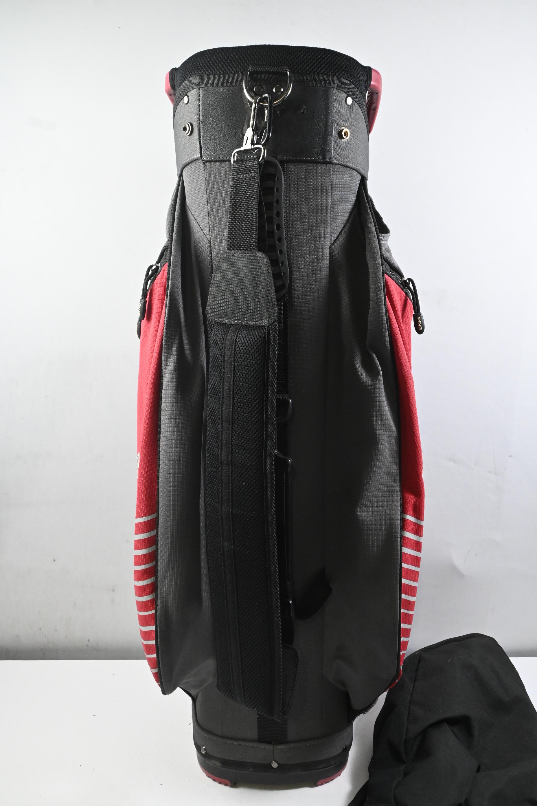 Ping Pioneer Cart Bag / 15-Way Divider / Grey & Red