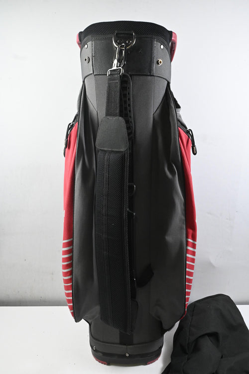 Ping Pioneer Cart Bag / 15-Way Divider / Grey & Red