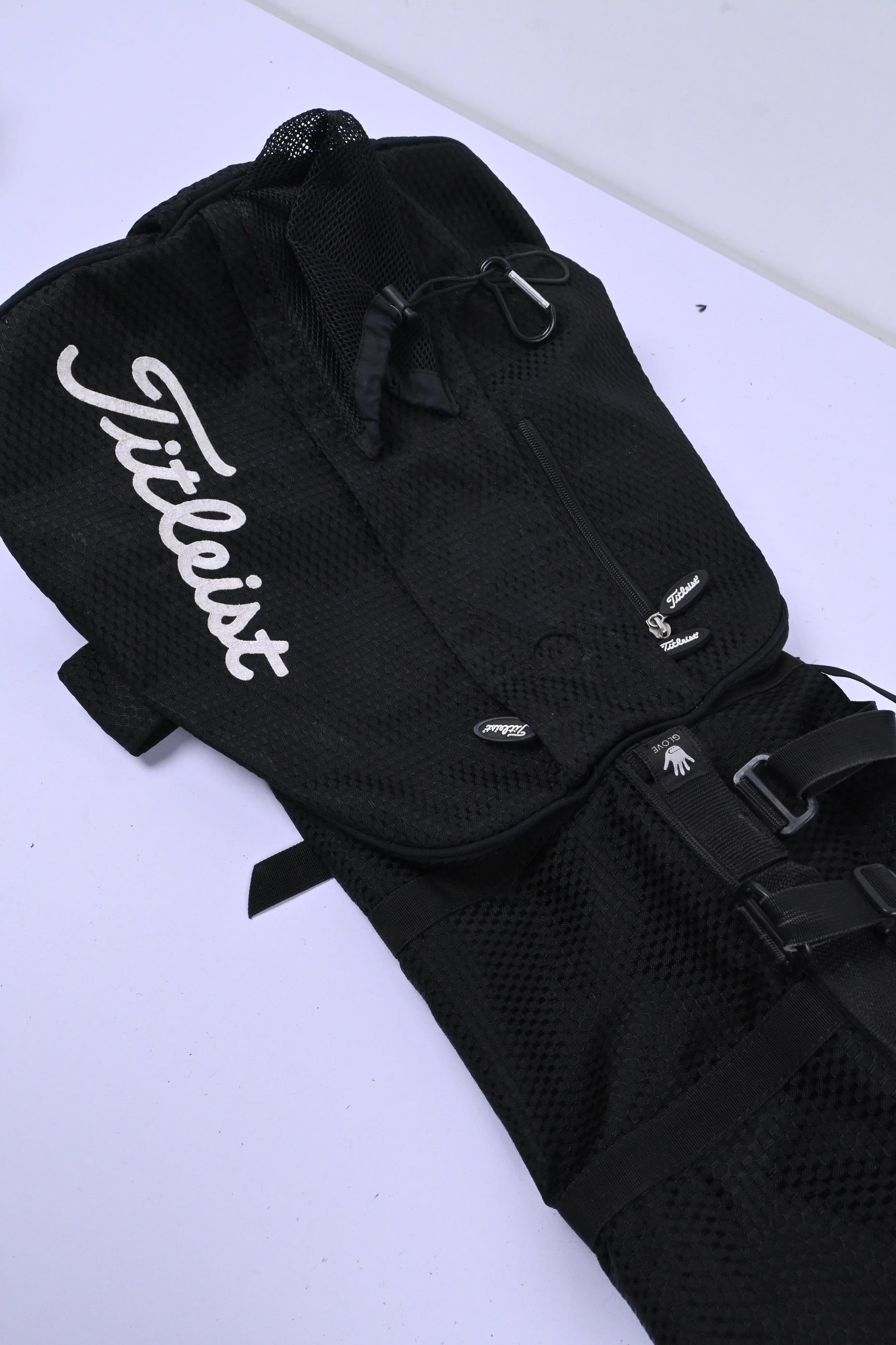 Titleist Pencil Bag / 2-Way Divider / Black & White
