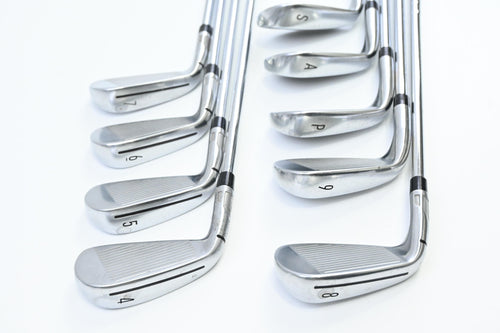 Taylormade Qi Irons / 4-PW+AW+SW / Regular Flex KBS MAX MT 85 Shafts