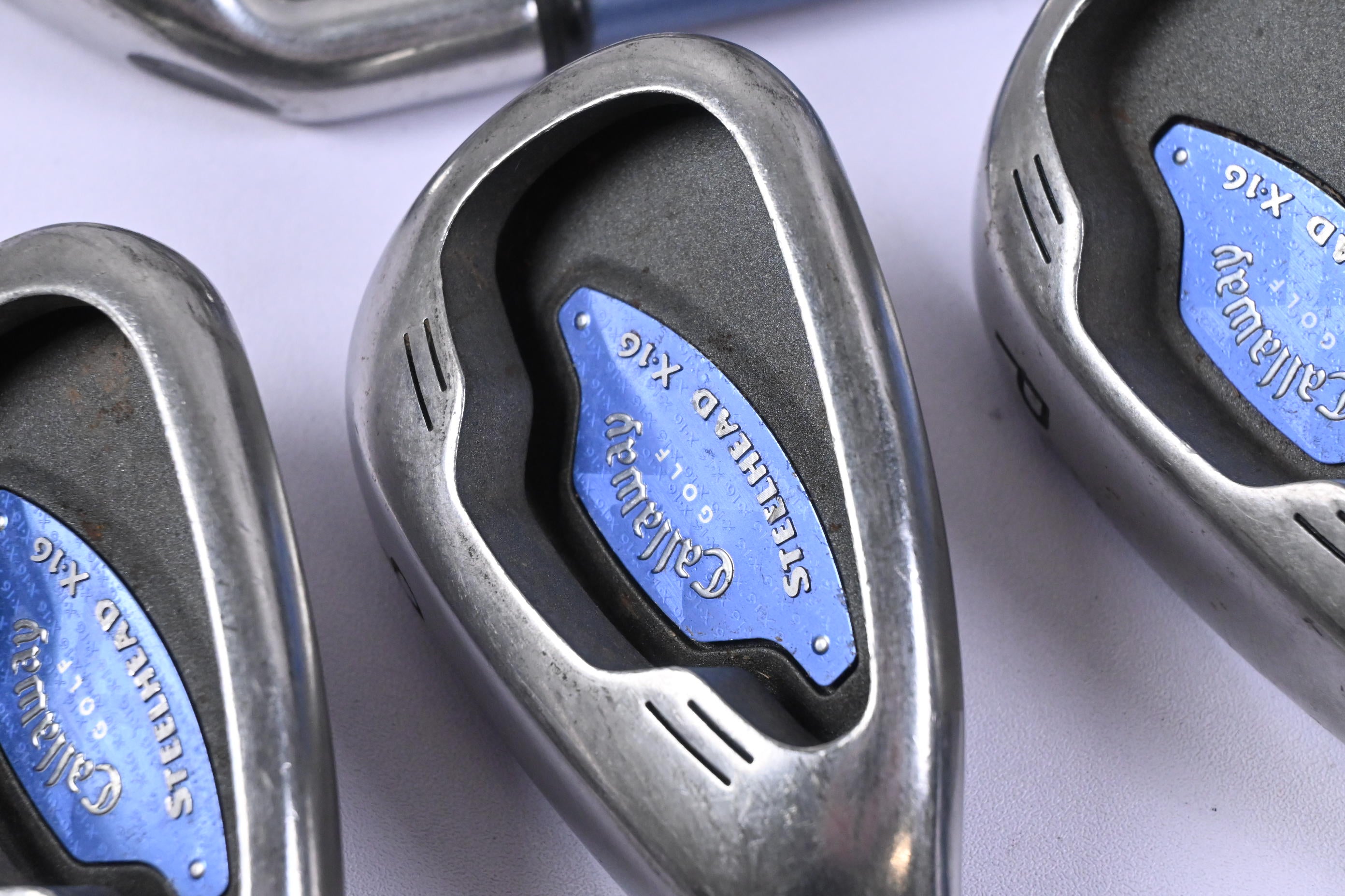 Ladies Left Hand Callaway X-16 Irons / 5-PW+SW / Ladies Flex System UL45 Shafts