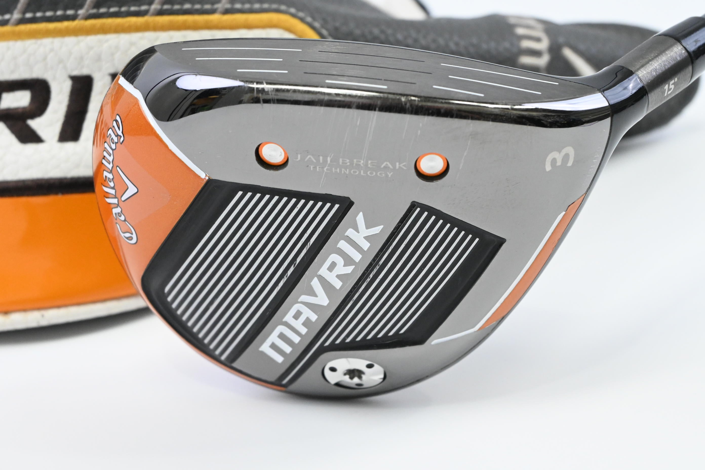 Callaway Mavrik #3 Wood / 15 Degree / Stiff Flex HZRDUS T800 65 Shaft